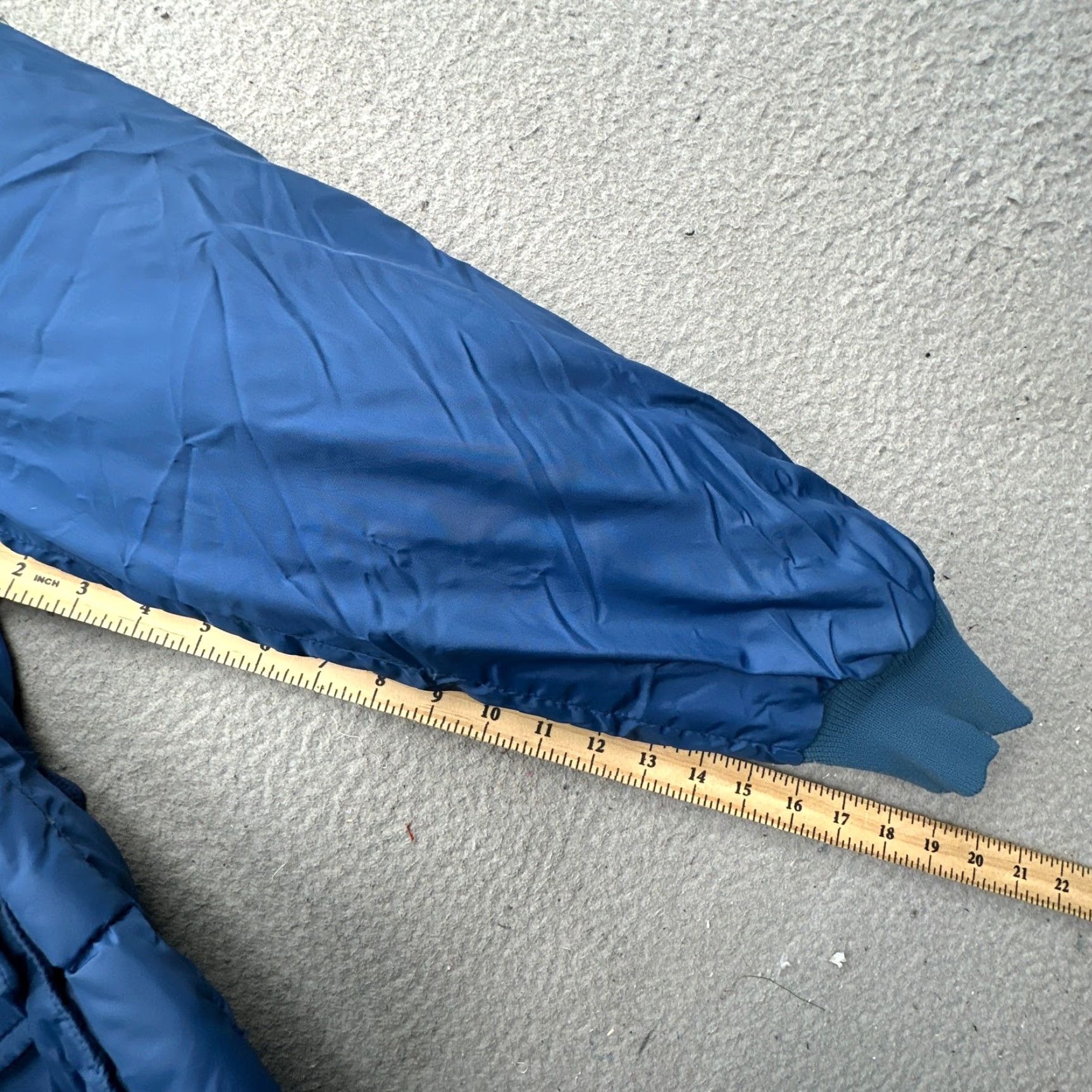 Eddie Bauer VINTAGE Eddie Bauer Down Goose Down Puffer Jacket Womens L Blue Quilted Zip Hooded Long 60s Leisure Size L / US 10 / IT 46 - 4 Thumbnail