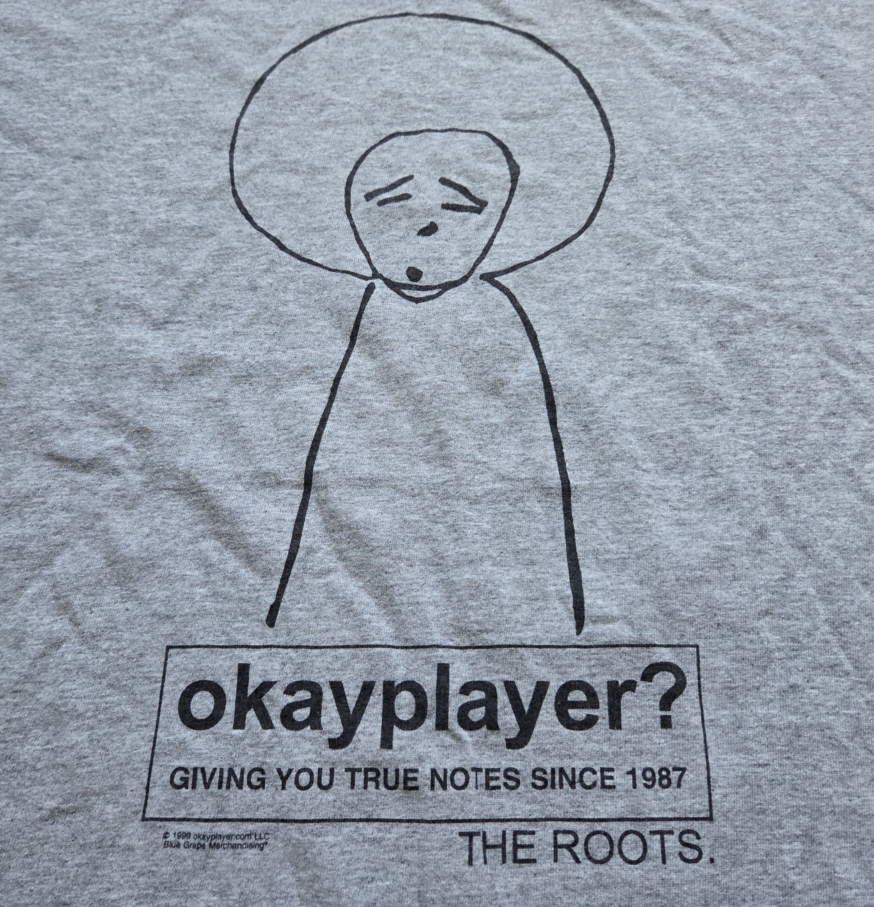 Rap Tees × Vintage Vintage 90s Hip Hop Okayplayer Roots Band Blue Grape Raptee Size US XL / EU 56 / 4 - 7 Thumbnail