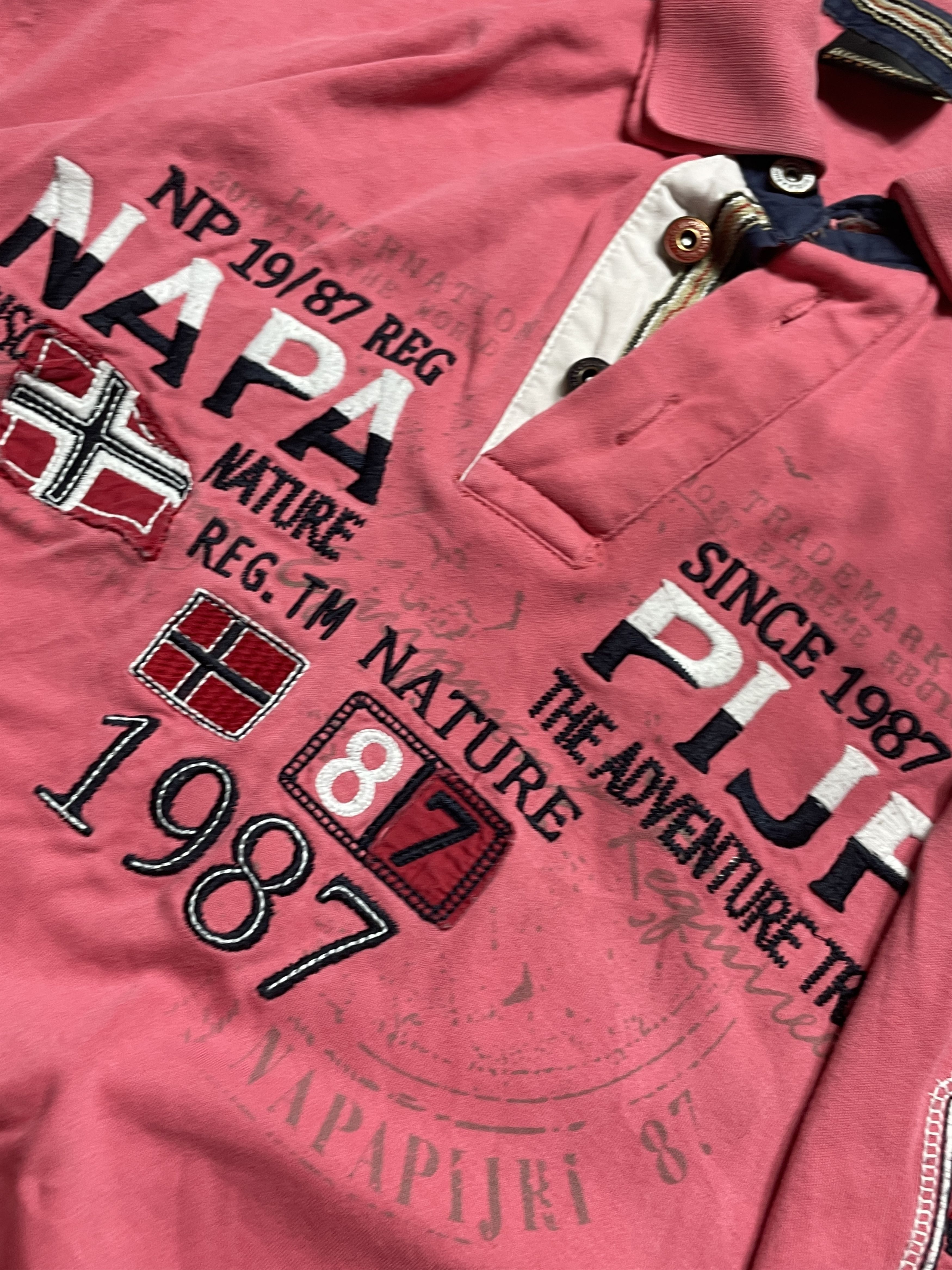 Napapijri ❗️RARE❗️Napapijri Vintage Y2K T-Shirt Spellout Size US XXL / EU 58 / 5 - 9 Thumbnail