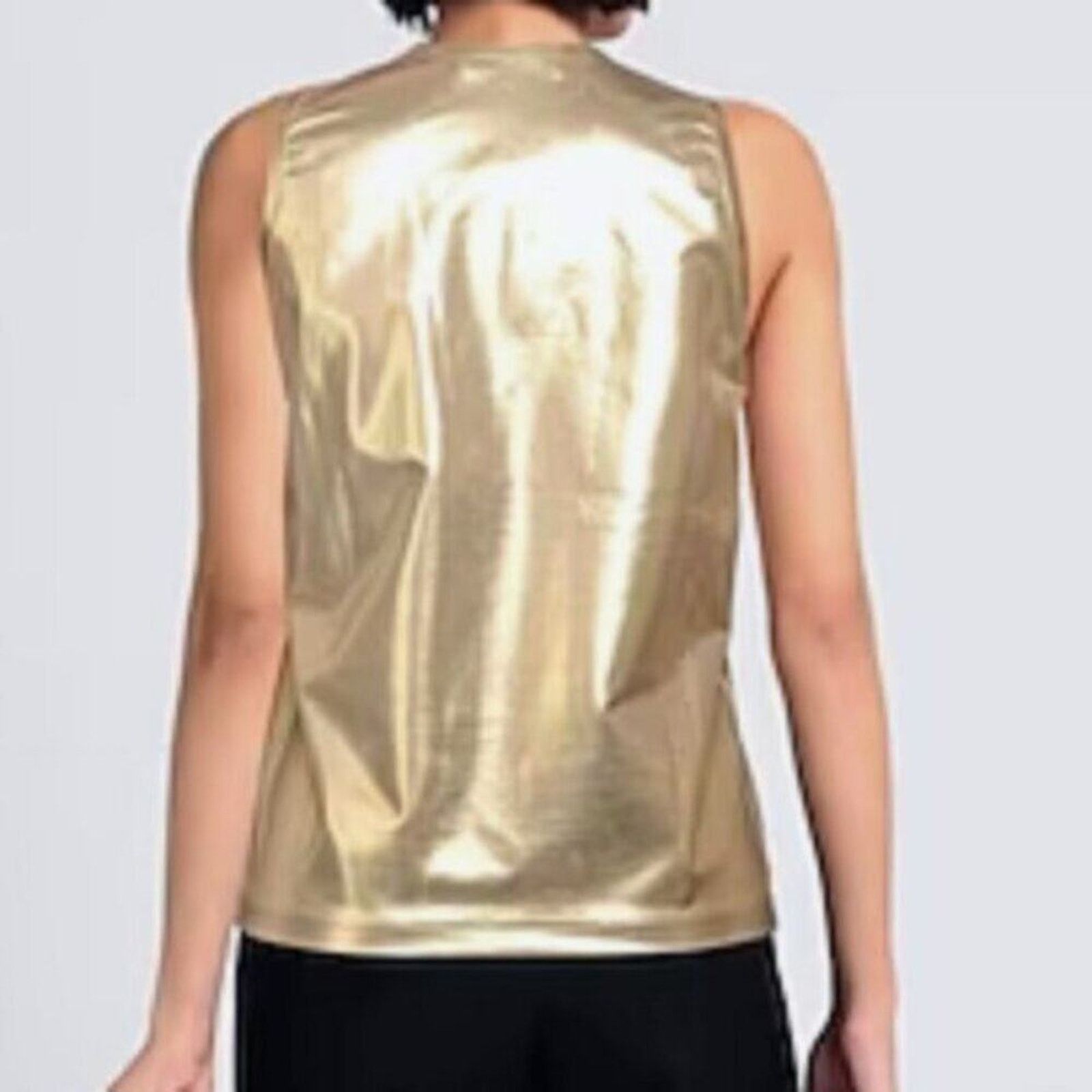 Comme des Garcons Junya Watanabe Comme Des Garons Goldtone Top M Size M / US 6-8 / IT 42-44 - 4 Thumbnail