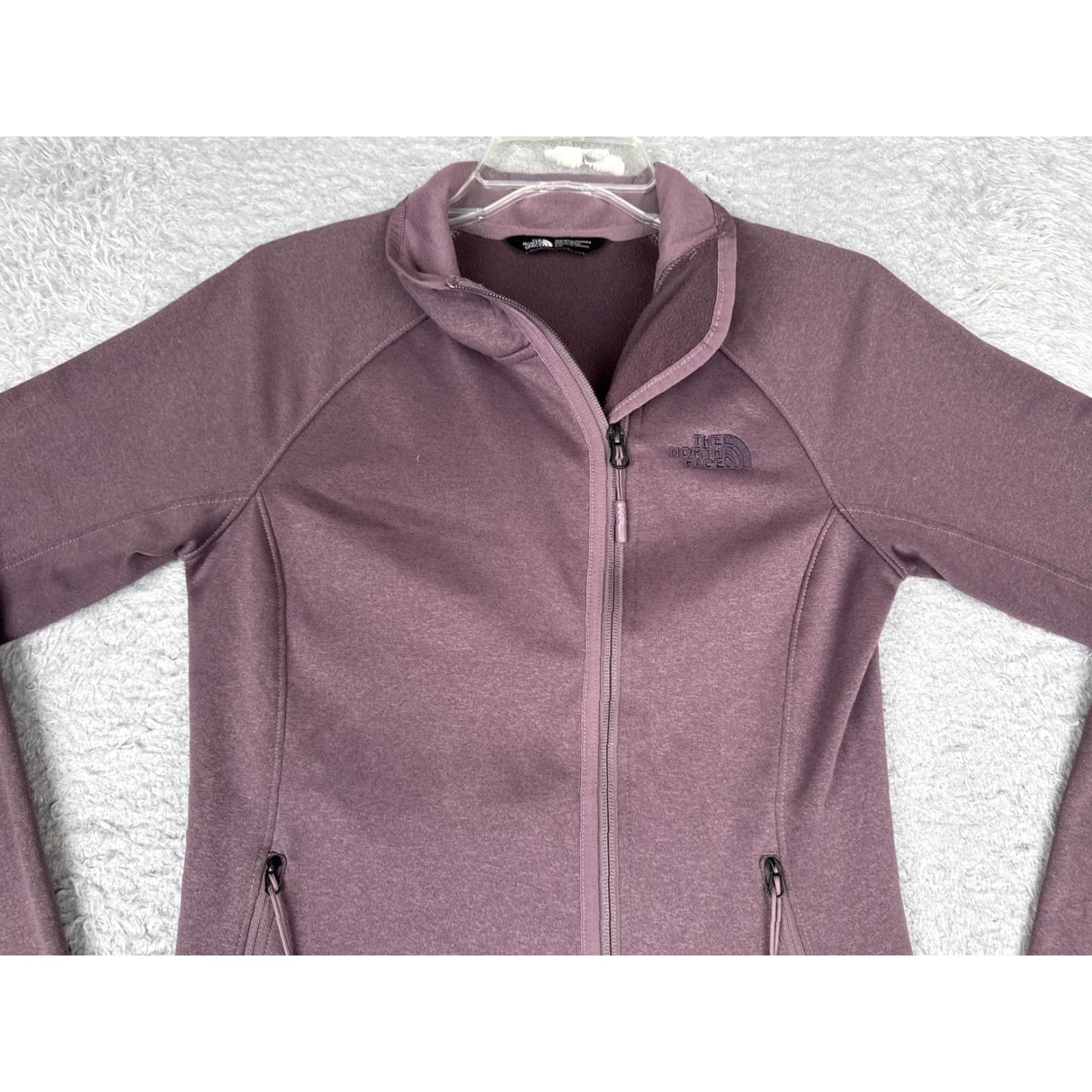 The North Face The North Face Womens Small Purple Softshell Fleece Lined Zip Jacket Outdoor Scarf? Size S / US 4 / IT 40 - 4 Thumbnail