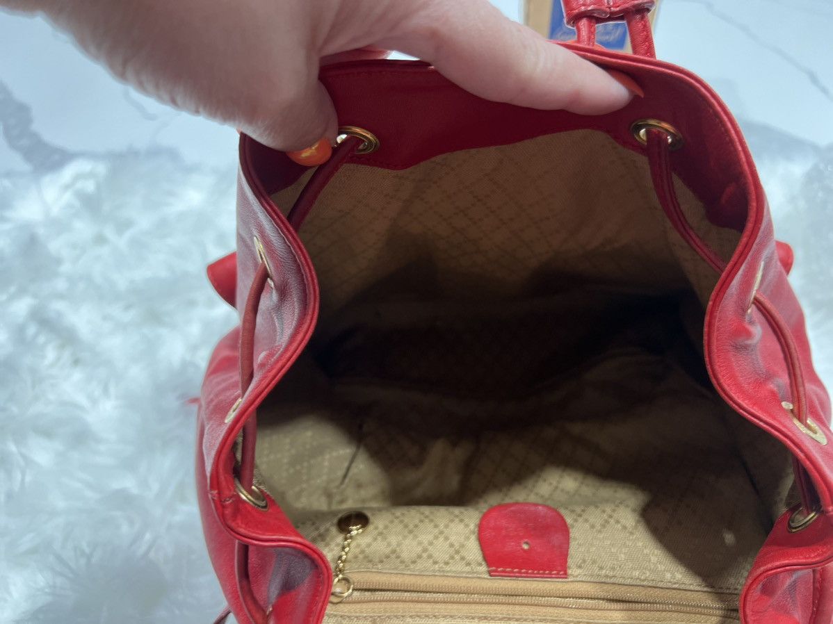 Gucci Vintage Gucci Red Bamboo Backpack – Y2K Tom Ford Era Size ONE SIZE - 11 Thumbnail