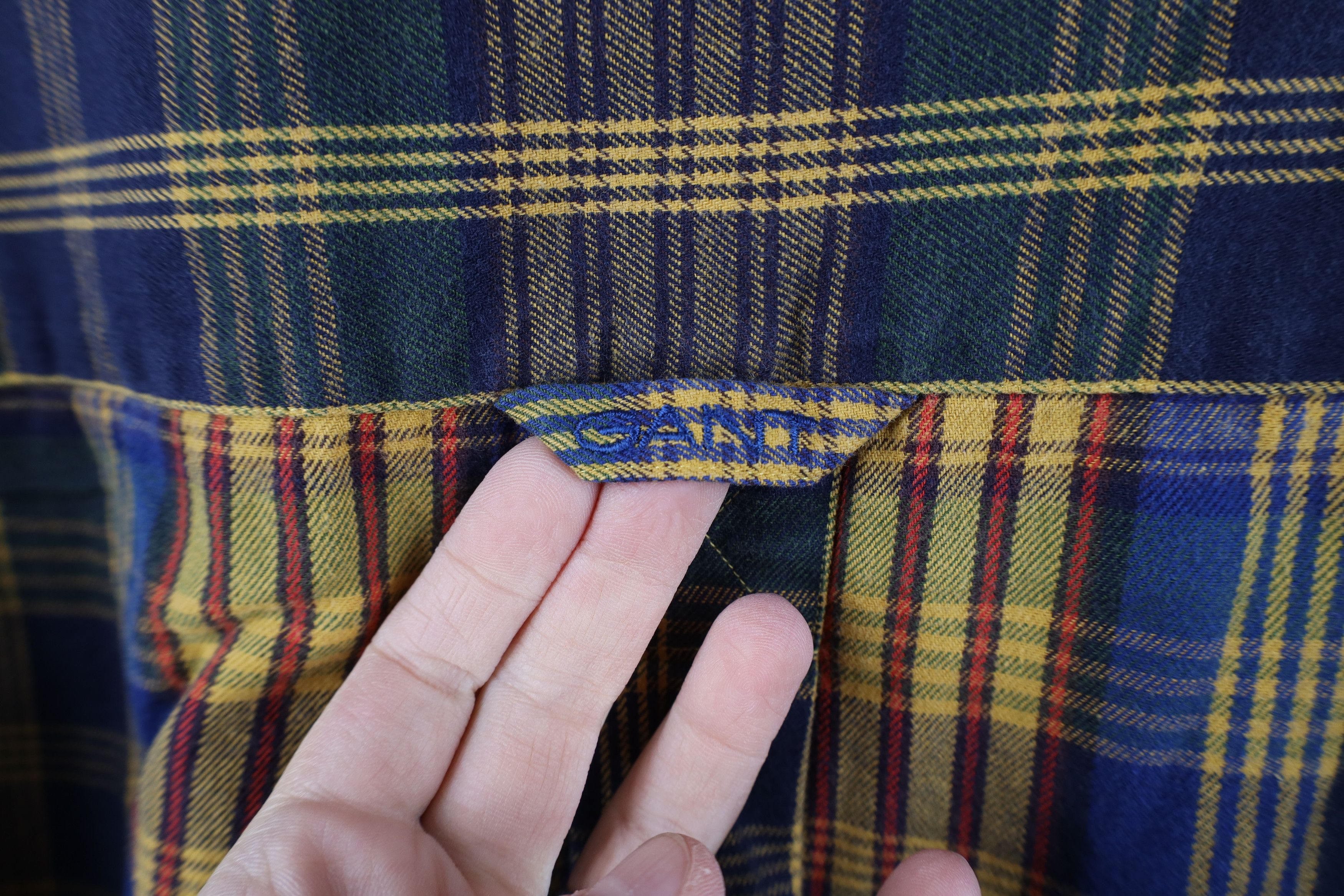 Vintage Vintage 90s Streetwear Cotton Twill Button Down Shirt Plaid Size US M / EU 48-50 / 2 - 9 Thumbnail