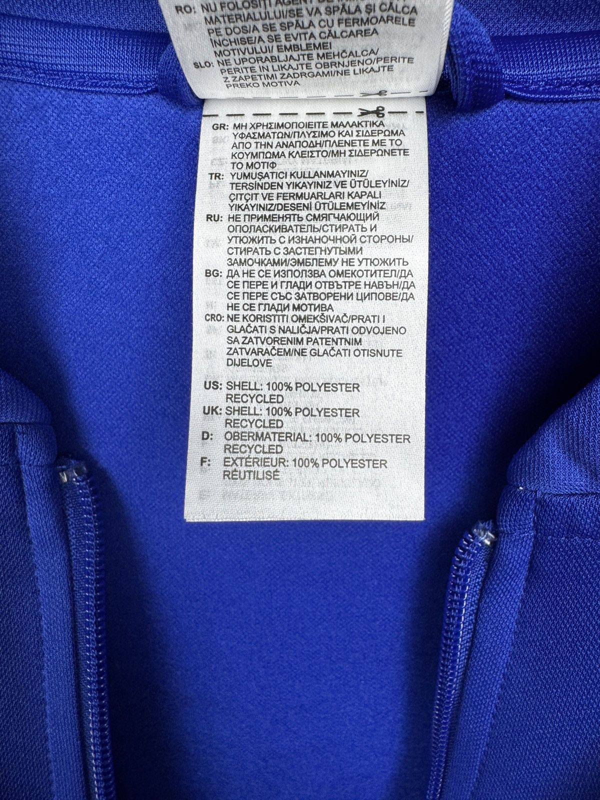 Adidas Adidas Chelsea Anthem soccer football blue track top jacket Size US L / EU 52-54 / 3 - 12 Thumbnail