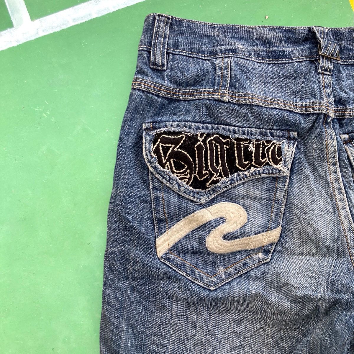 Japanese Brand Big Train Japan Embroidery Pocket Faded Denim Pants Size US 32 / EU 48 - 6 Thumbnail