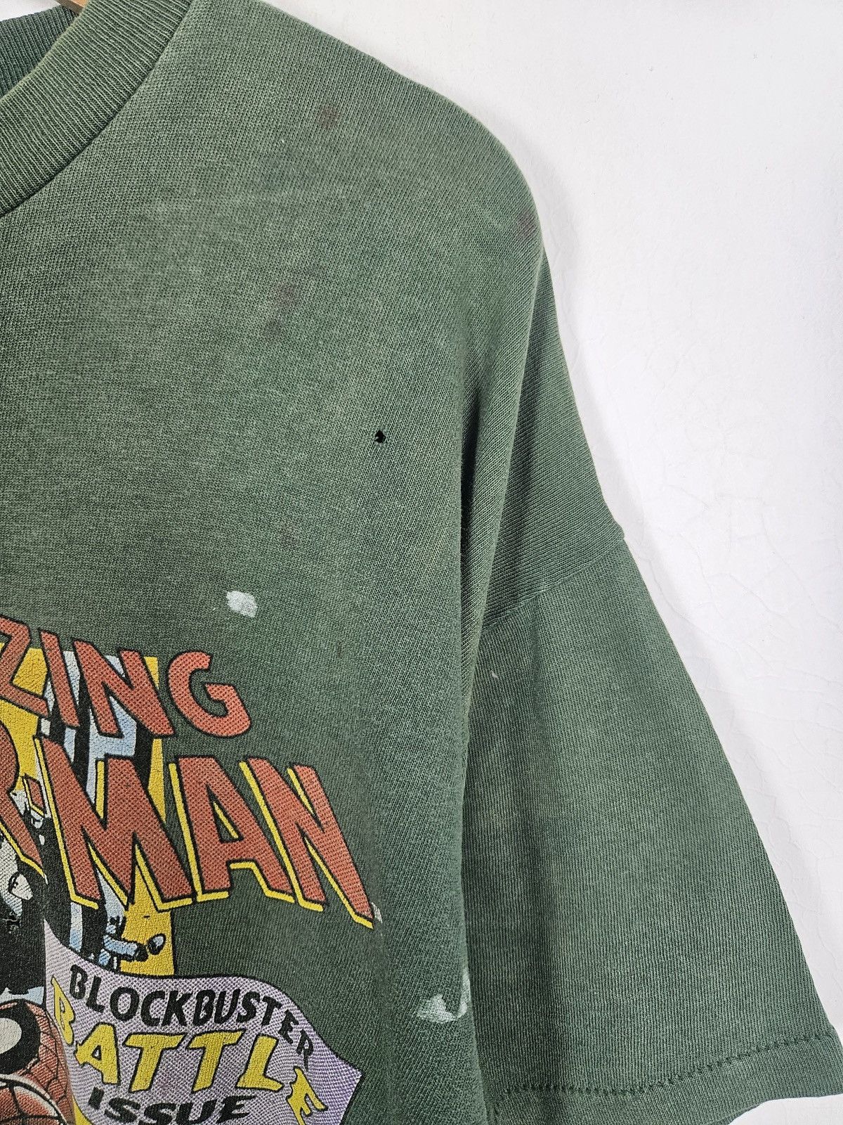 Vintage Vintage Amazing Spiderman Marvel Comic 90s Shirt Size US L / EU 52-54 / 3 - 12 Thumbnail