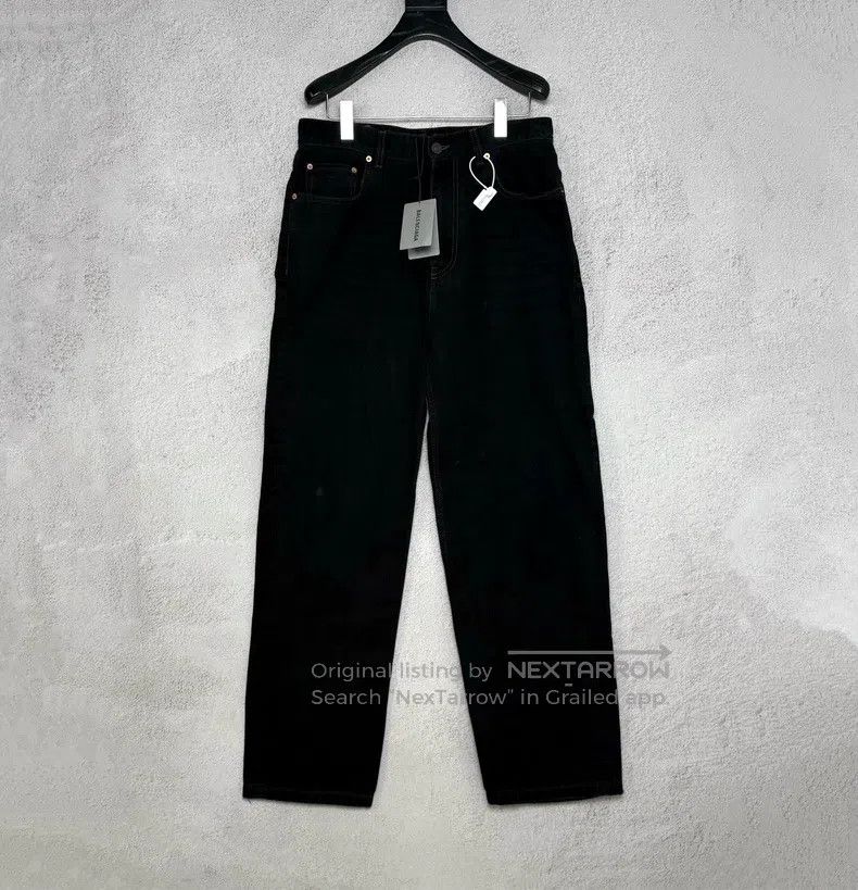 Balenciaga Balenciaga size S Straight Leg Destroyed Jeans Size US 27 - 1 Thumbnail