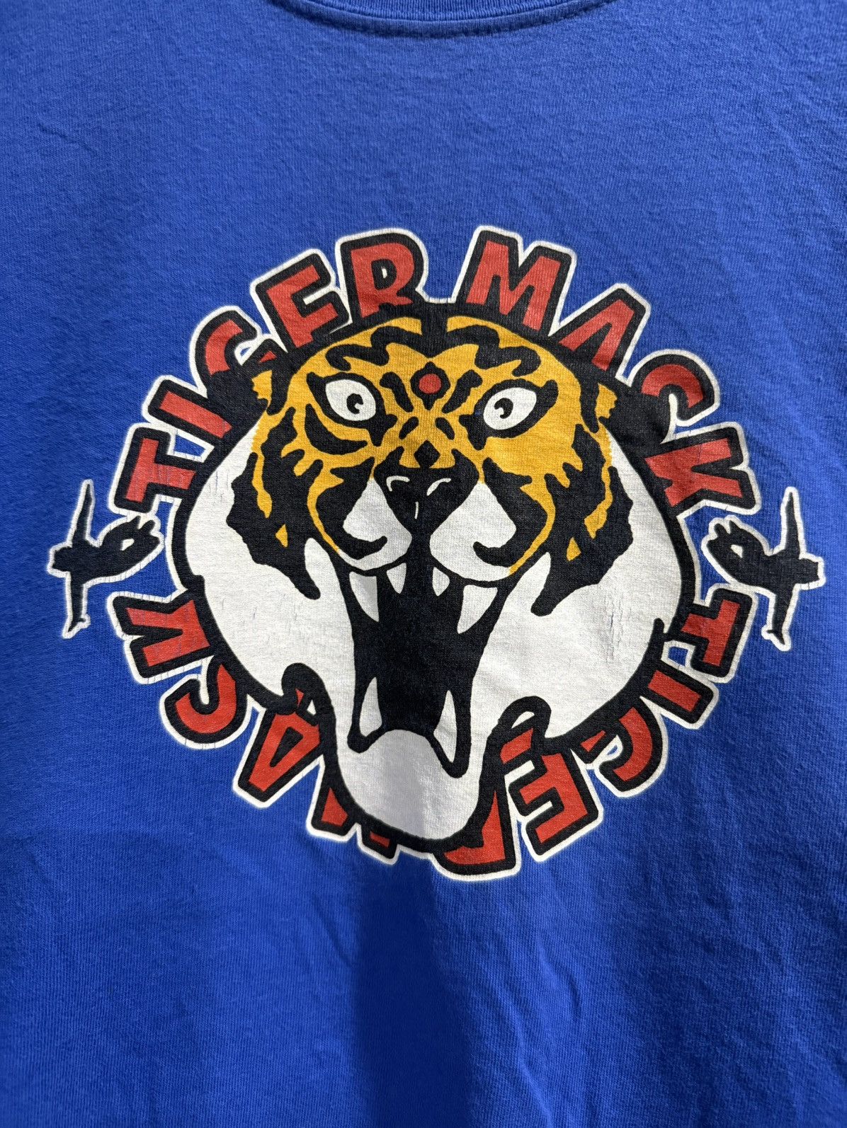 Anime × Vintage Vintage Tiger Mask Anime Manga Japanese Faded Tee Size US L / EU 52-54 / 3 - 3 Thumbnail