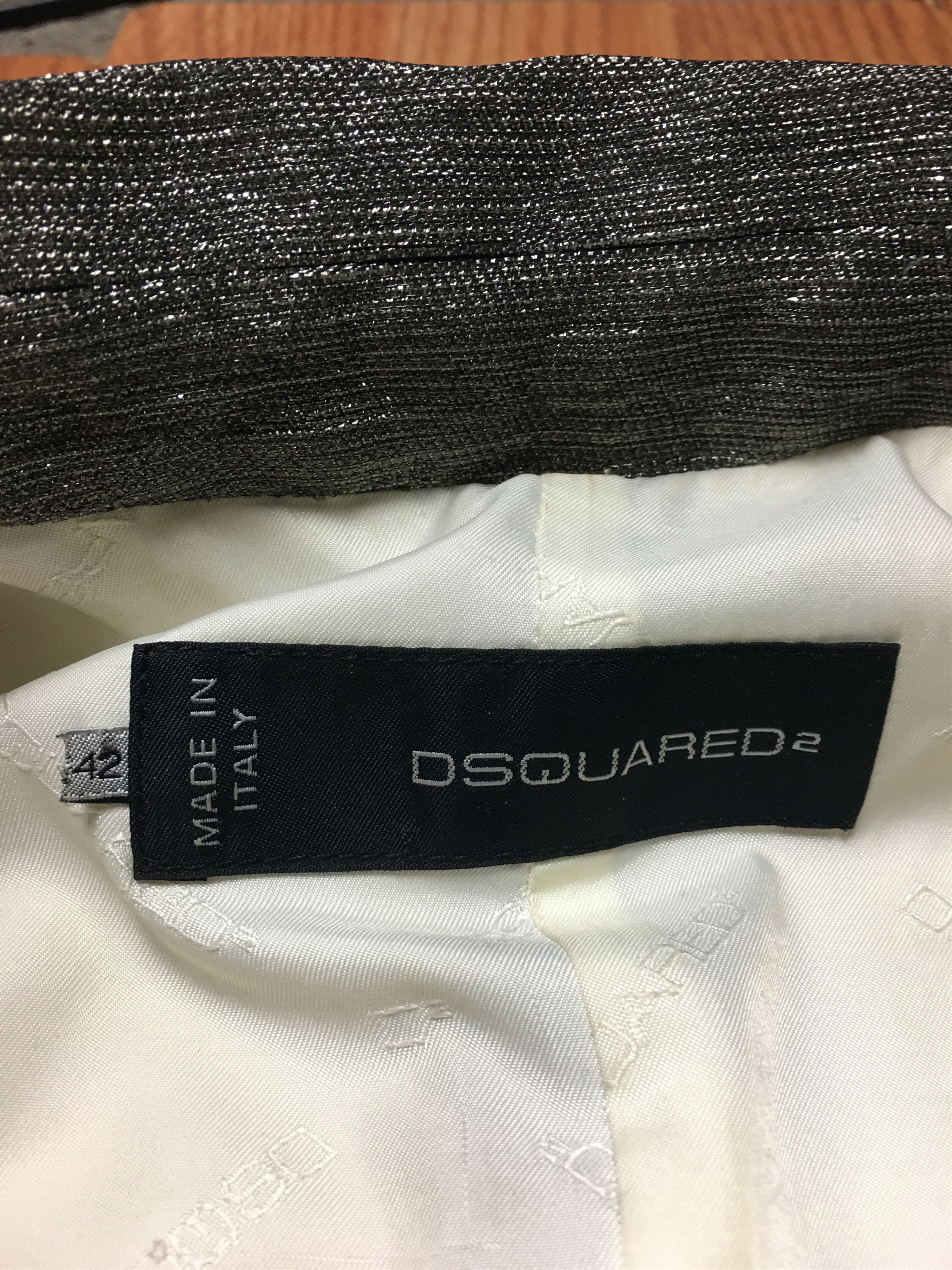 Dsquared2 Dsquared2 Women's Sparkle One Button Blazer Size EU 42 Size M / US 6-8 / IT 42-44 - 15 Thumbnail