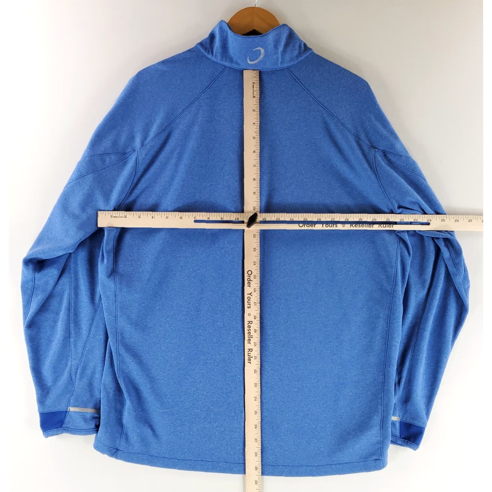 Vintage Zero Restriction 1/4 Zip Long Sleeve Pullover Shirt Blue Mens XXL Size US XXL / EU 58 / 5 - 7 Thumbnail