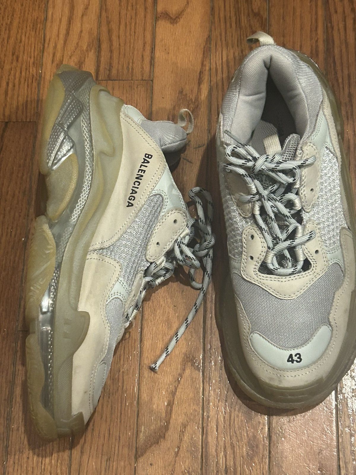 Balenciaga Triple S Clear Sole LAST DROP MF STEAL Size US 10 / EU 43 - 7 Thumbnail