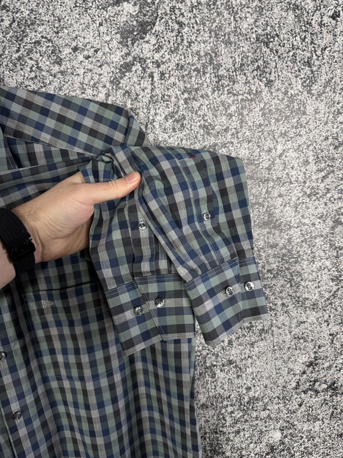 Paul Smith Paul Smith Long Sleeve Plaid Shirt Button Up Size 39/40 Size US M / EU 48-50 / 2 - 10 Thumbnail