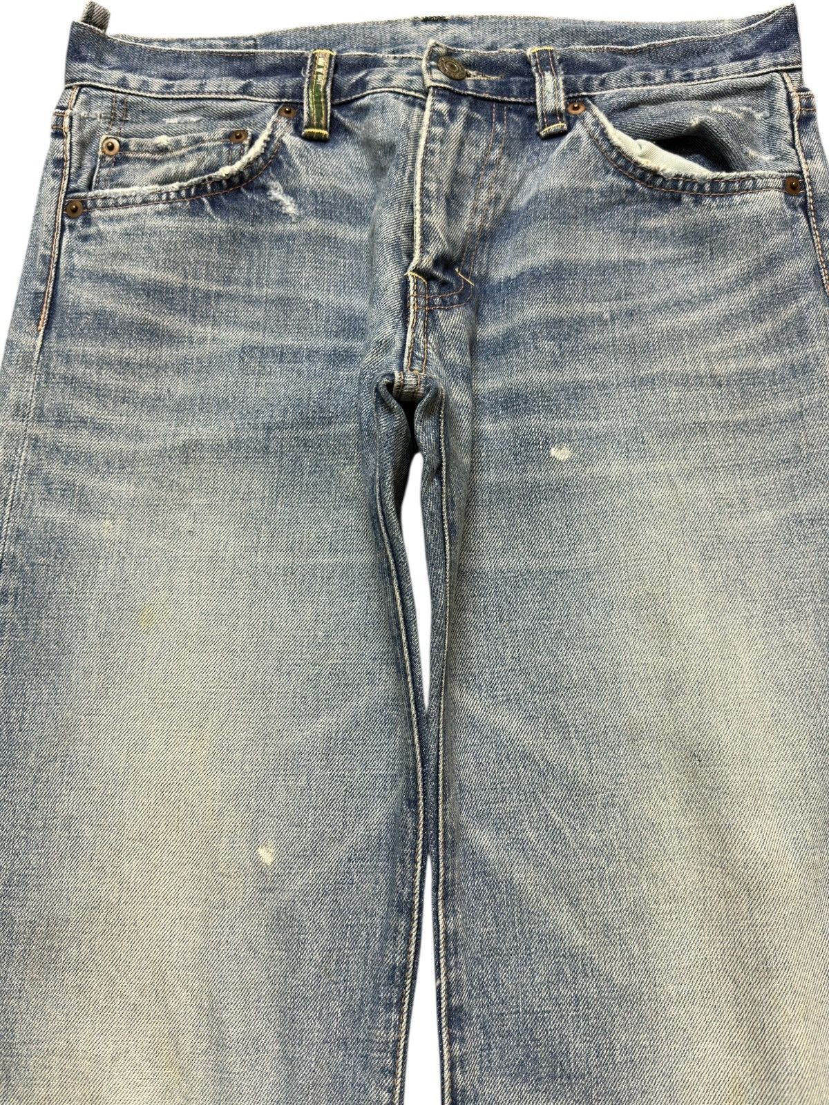 Hysteric Glamour Vintage RNA.Inc Faded Wide Leg Baggy Grunge Denim Size US 30 / EU 46 - 2 Thumbnail