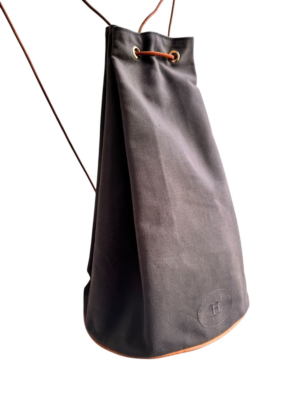 Hermes Vintage Hermes Drawstring Bucket Bag Backpacks Size ONE SIZE - 7 Thumbnail