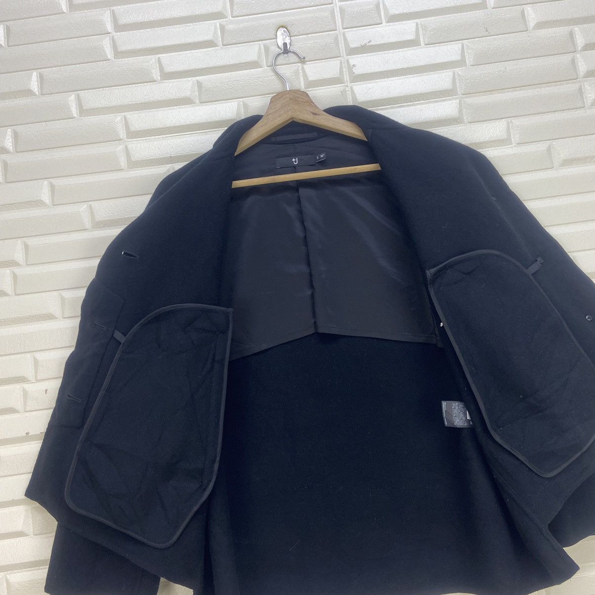 Jil Sander × Uniqlo Jil Sander Uniqlo Loose Oversize Cropped Wool Jacket Size S / US 4 / IT 40 - 7 Thumbnail