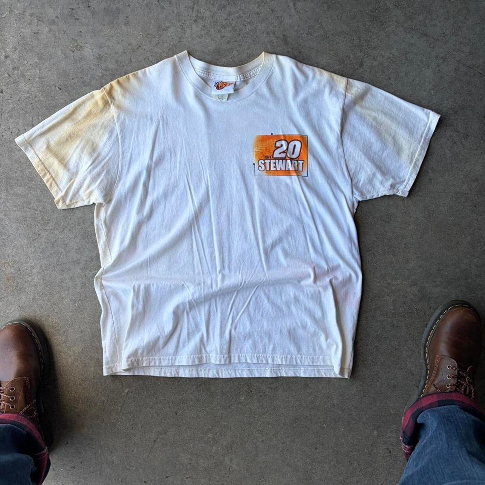 NASCAR 2000s tony stewart nascar tee Size US XL / EU 56 / 4 - 5 Thumbnail