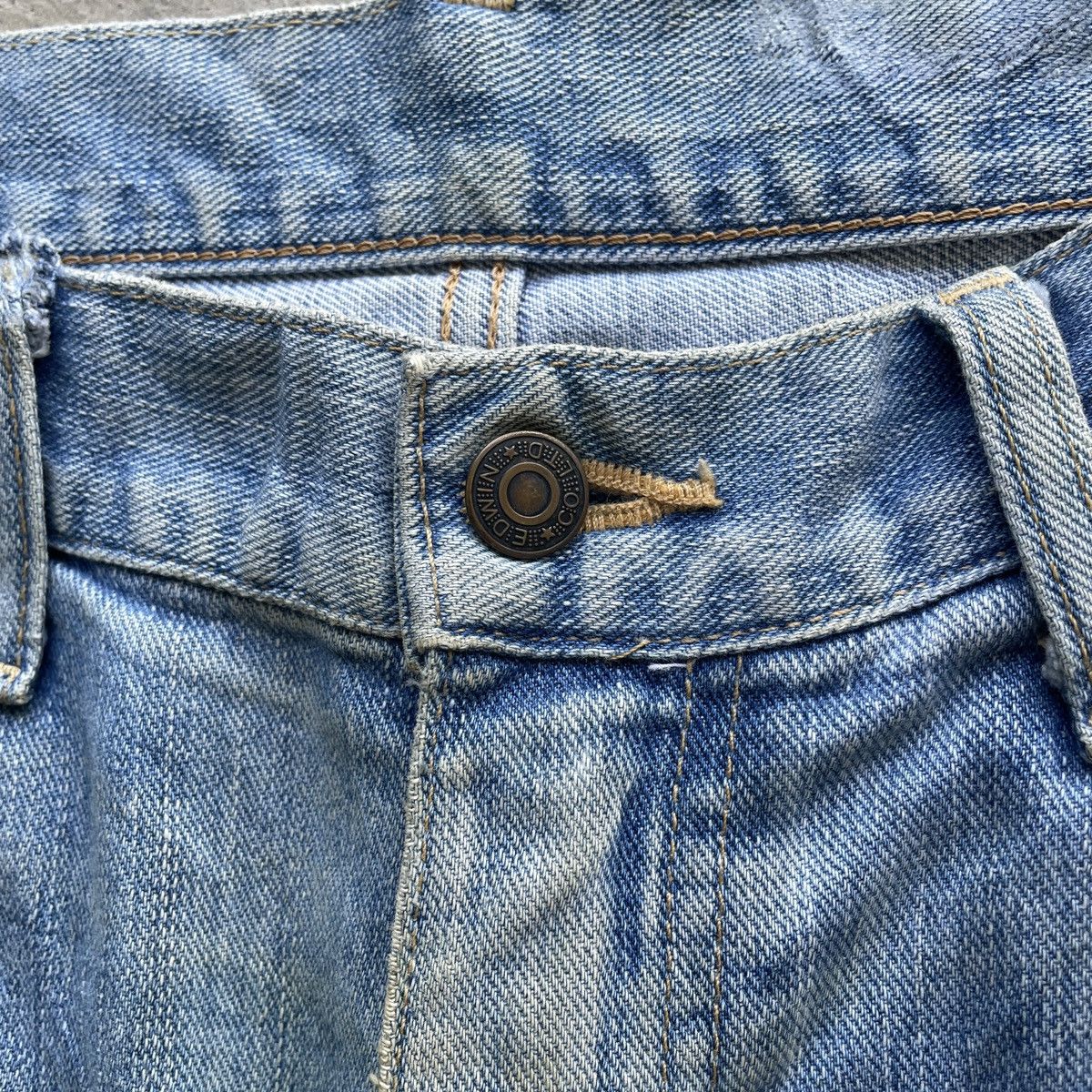 Edwin × Jean × Vintage W34💥 Rusty Wash Edwin Vintage Faded Jeans Denim Pants Size US 34 / EU 50 - 6 Thumbnail