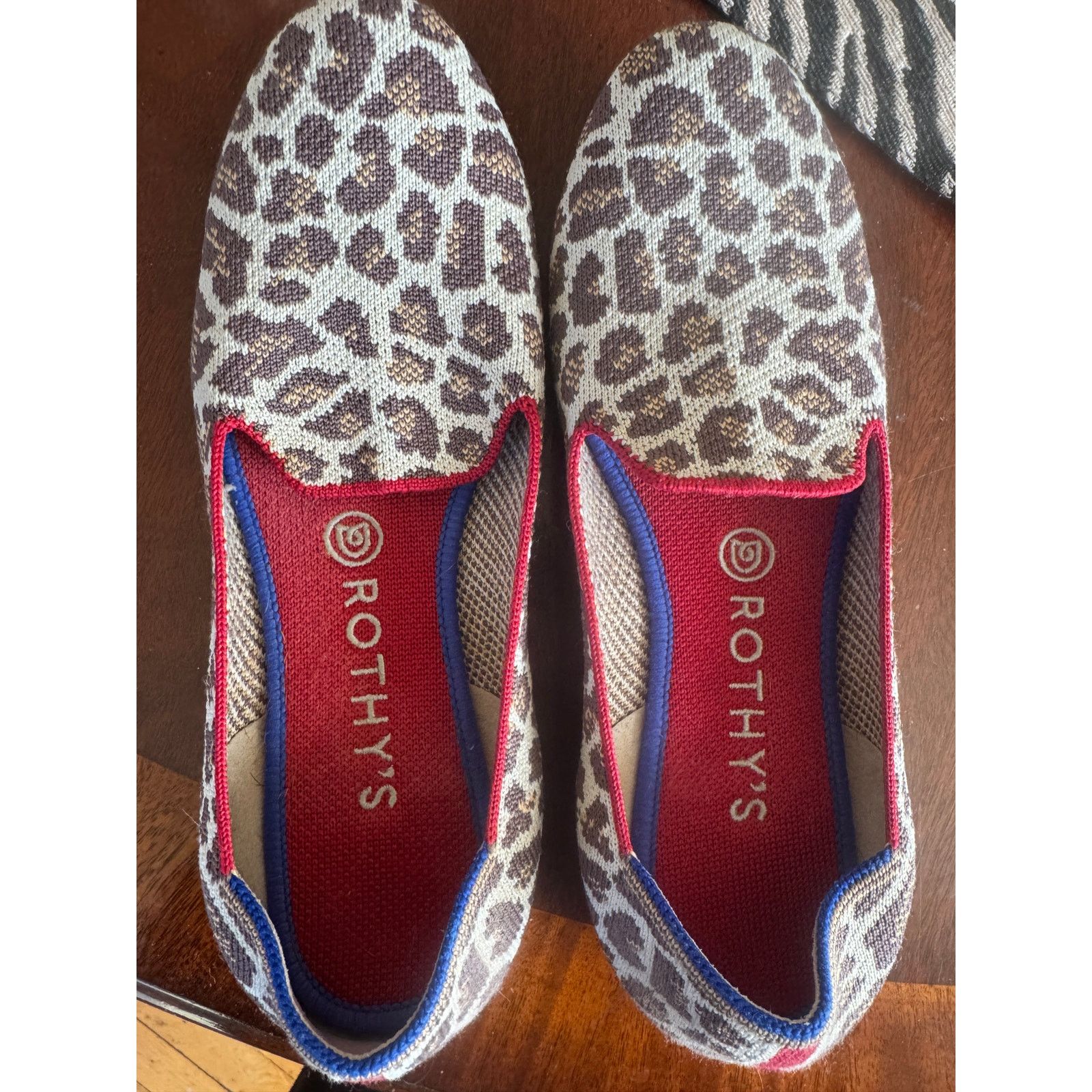 Rothy's Ladies Size 9.5 Rothy's Animal Print Flats Shoes - Worn Once Size US 9.5 / IT 39.5 - 3 Thumbnail