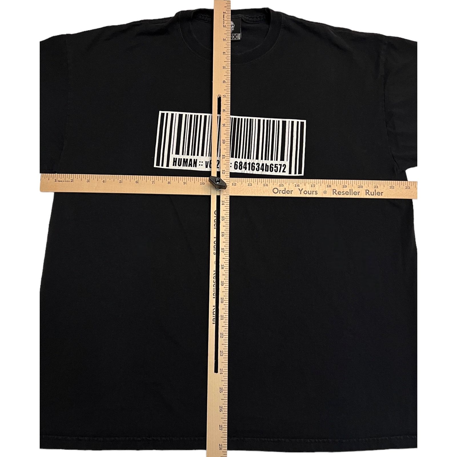 Other J!NX Human Barcode T-Shirt XL Black Tech Gamer Tee Cyberpunk Size US XL / EU 56 / 4 - 7 Thumbnail