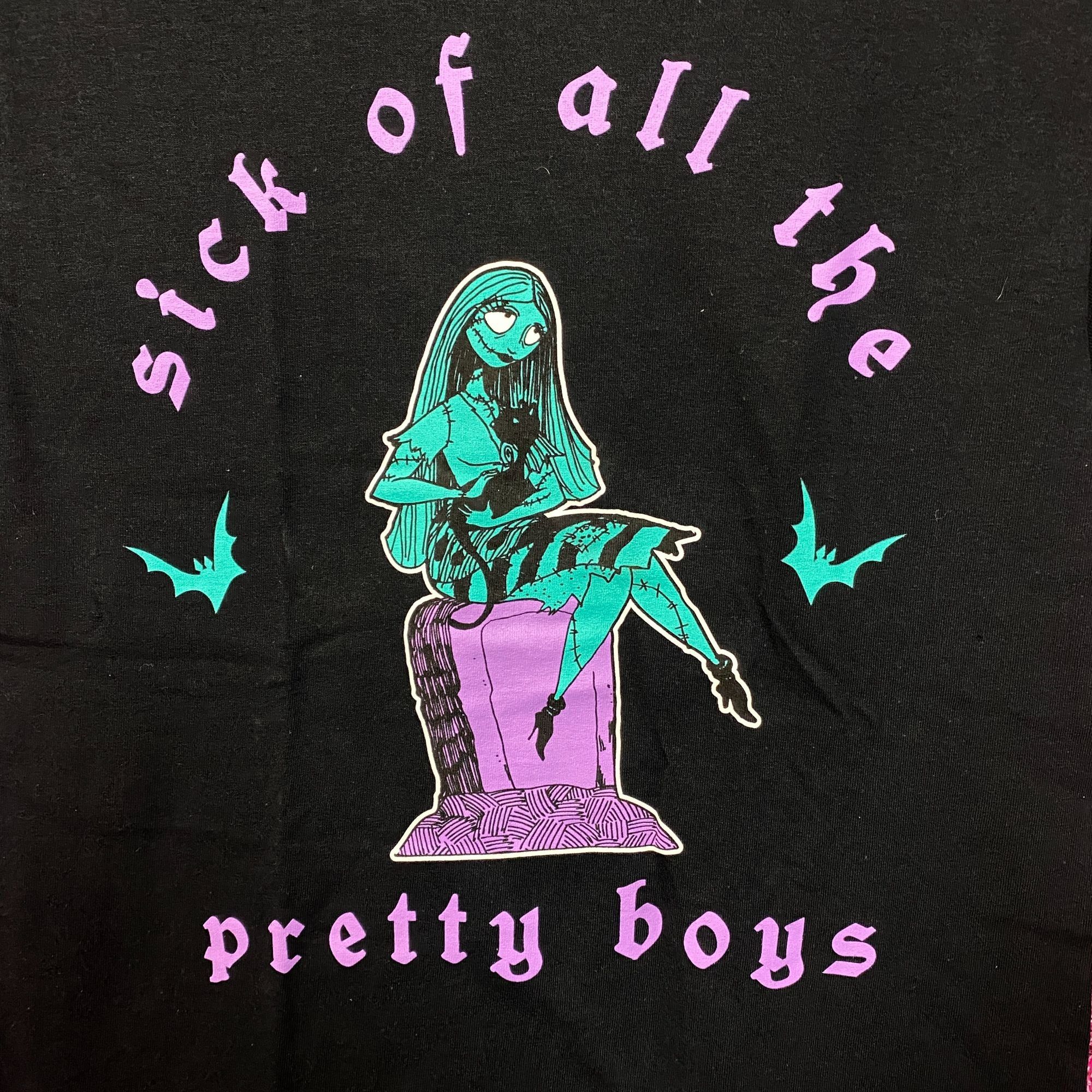Disney The Nightmare Before Christmas Sally Sick of Pretty Boys T-S Size US S / EU 44-46 / 1 - 2 Thumbnail