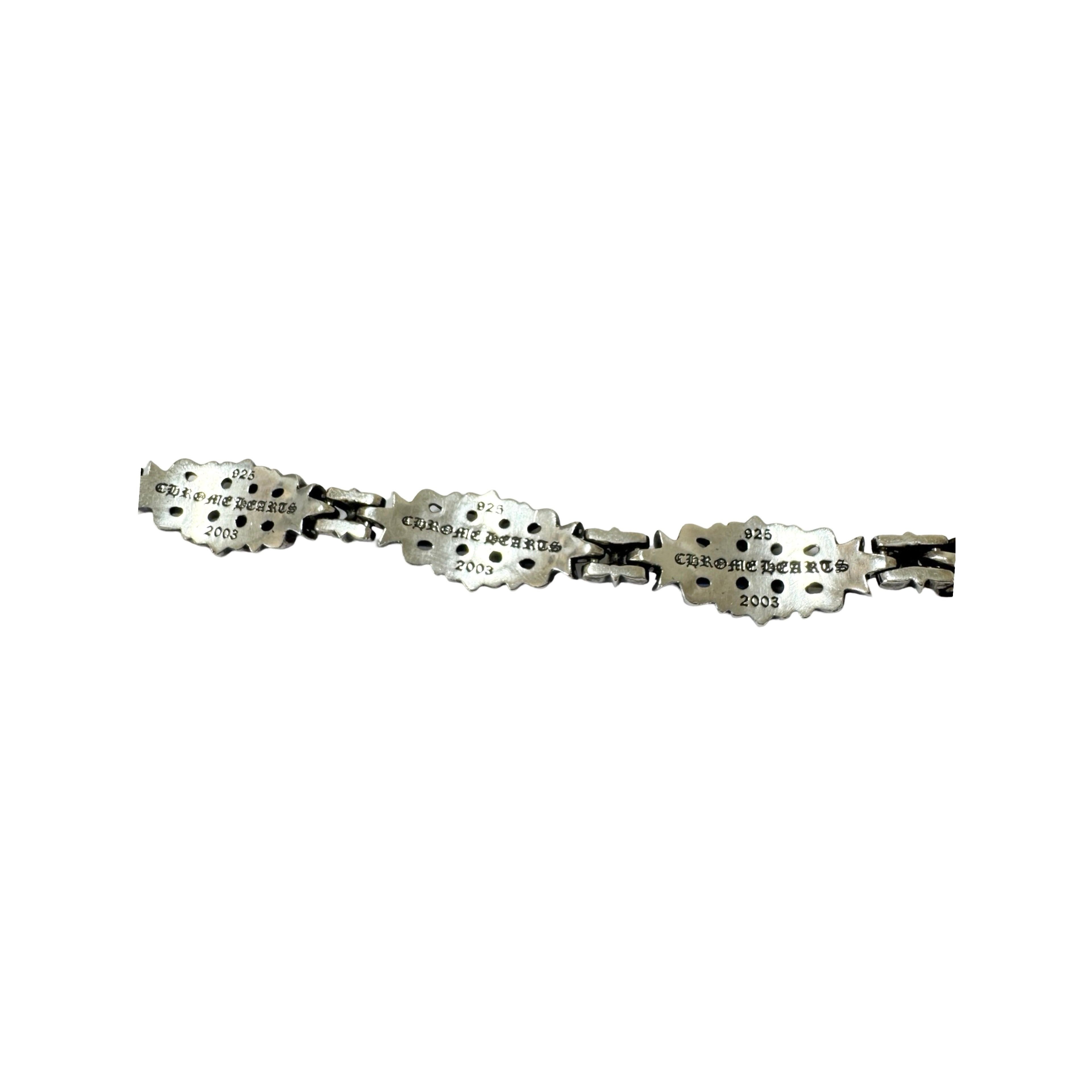 Chrome Hearts Chrome Hearts Diamond Flare Floral Cross 6 Link Size ONE SIZE - 8 Thumbnail
