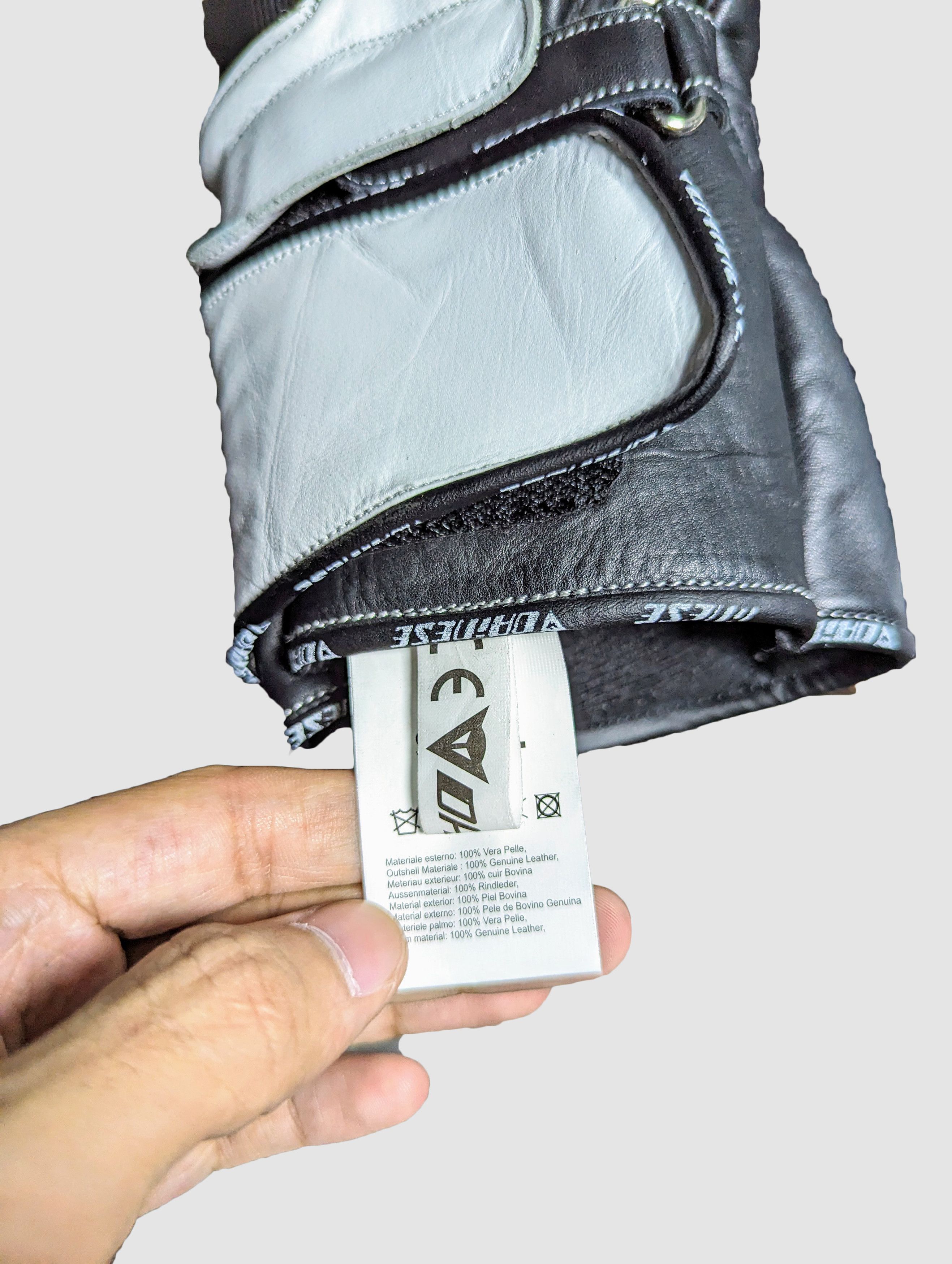Dainese Dainese Titanium White Leather Gloves Racing Size ONE SIZE - 4 Thumbnail