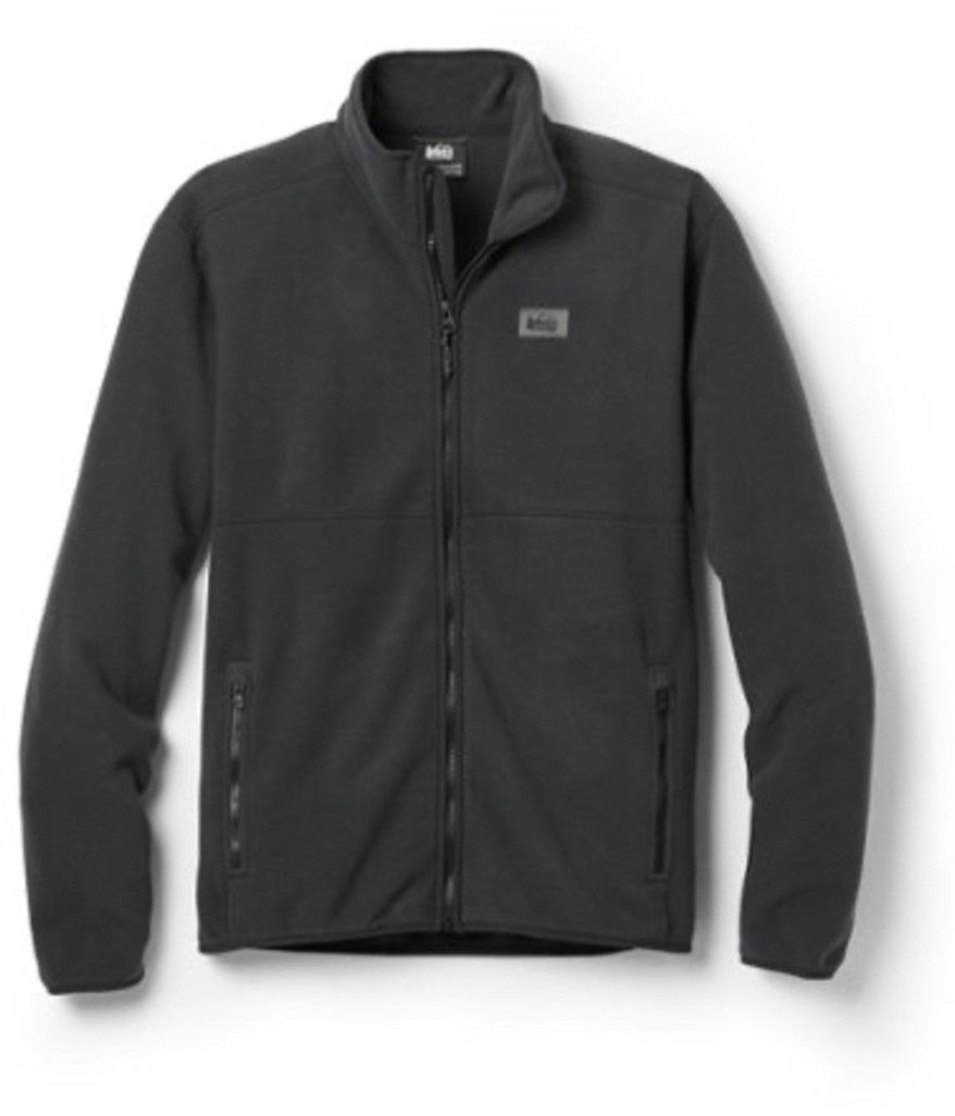 Rei Men's REI Co-op Fleece Jacket, Size L, Black Size US L / EU 52-54 / 3 - 4 Thumbnail
