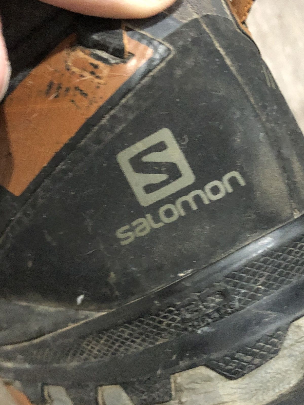 Salomon Salomon XA Pro 3D GTX Trail Running Shoes Ebony Caramel Size US 11 / EU 44 - 8 Thumbnail