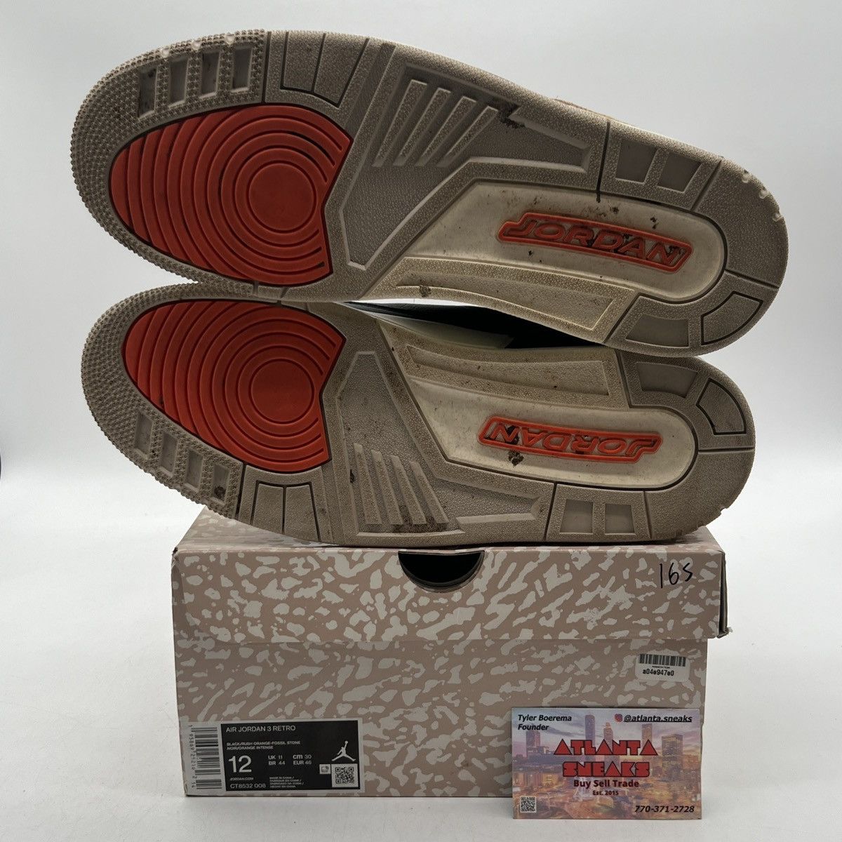 Jordan Brand Air Jordan 3 desert elephant Size US 12 / EU 45 - 8 Thumbnail