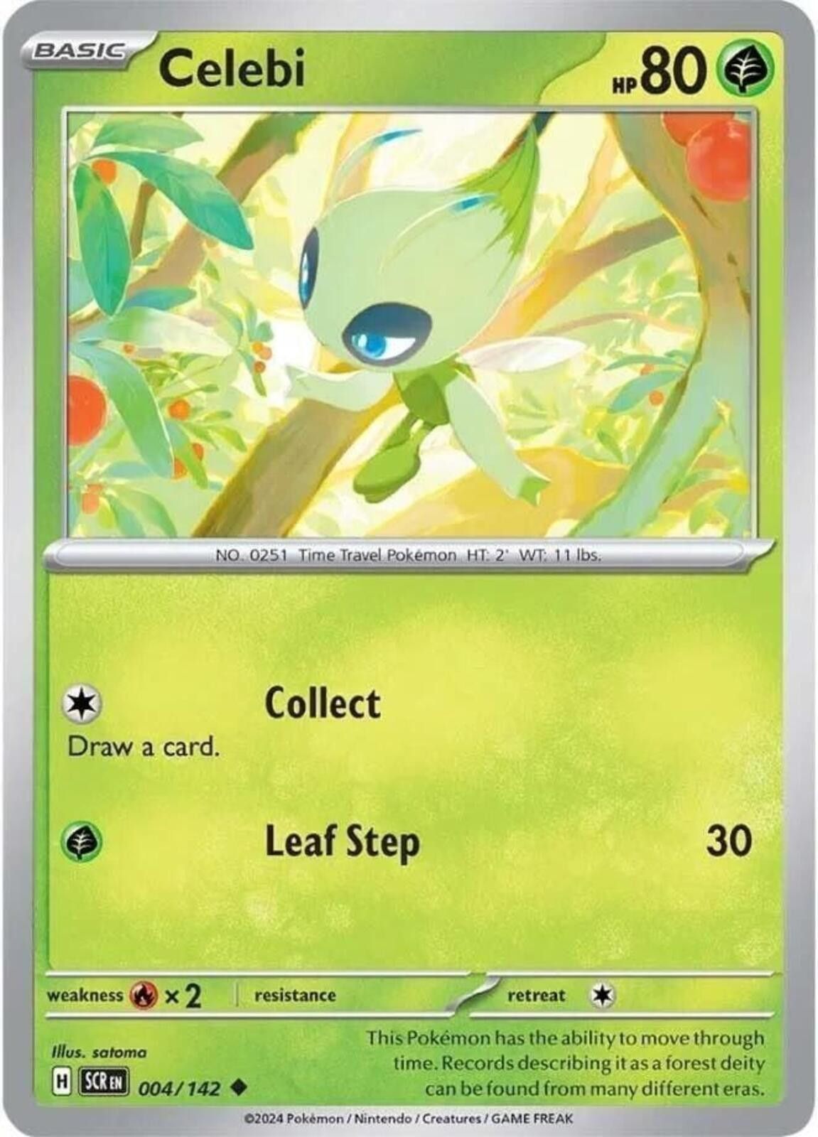 Pokemon Celebi #004/142 Size ONE SIZE - 1 Thumbnail