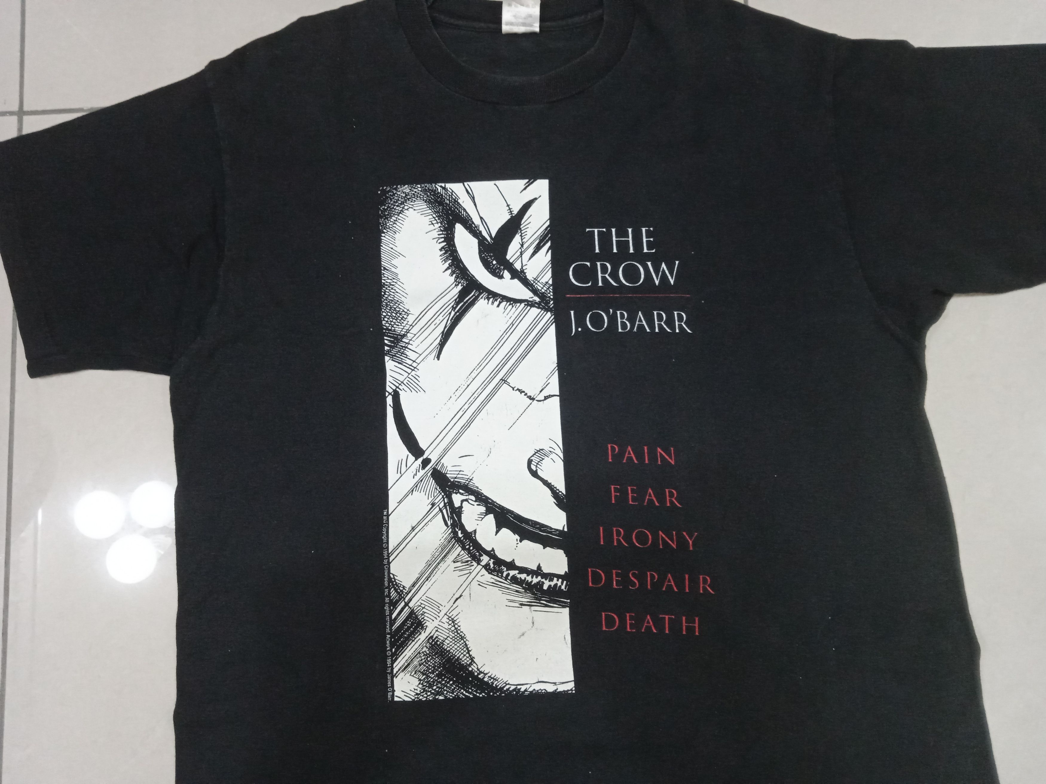Vintage Vintage 90s The Crow 1994 T-Shirt Comic Size US XL / EU 56 / 4 - 3 Thumbnail
