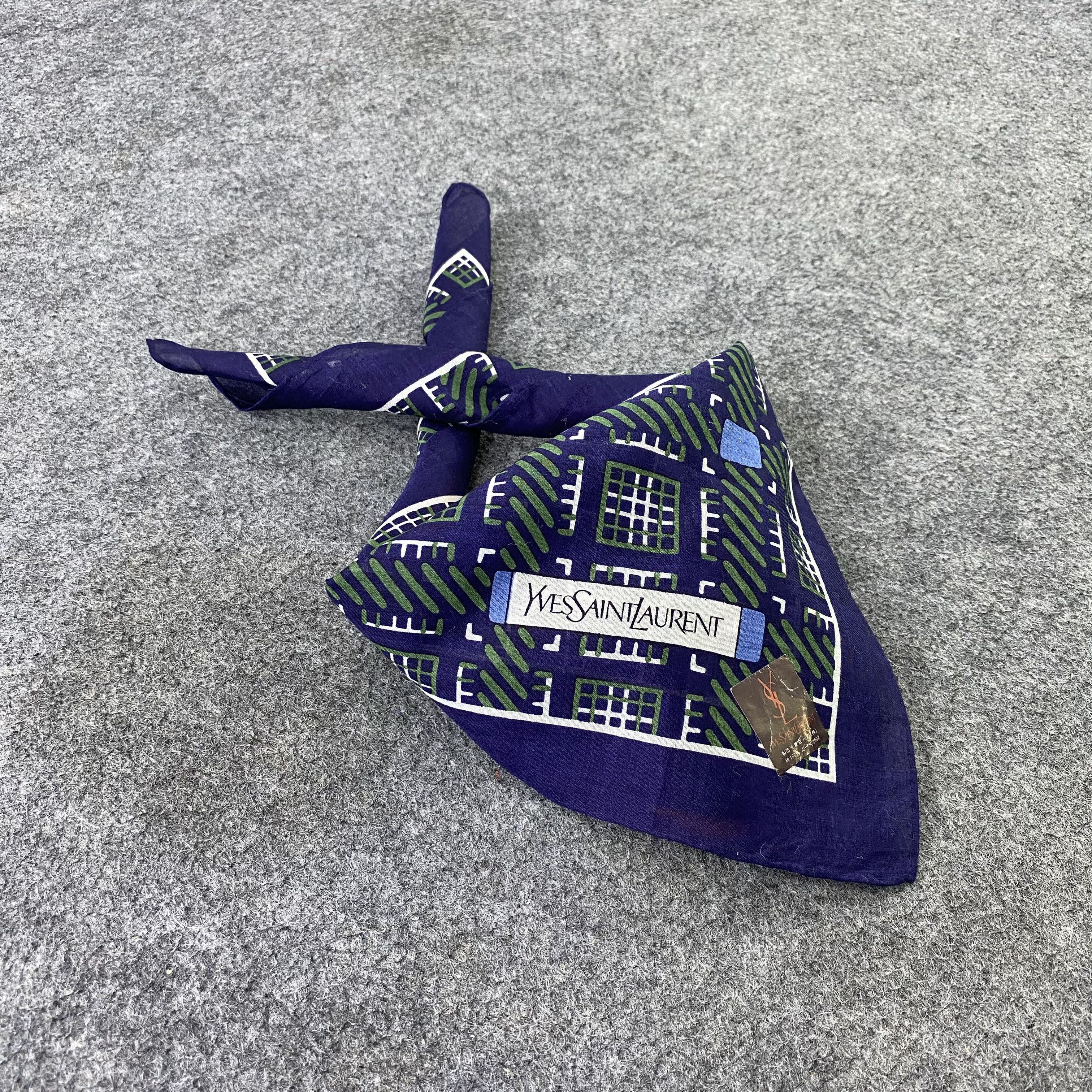 Designer Yves Saint Laurent Handkerchief / Bandana/Neckerchief-B1008 Size ONE SIZE - 1 Thumbnail