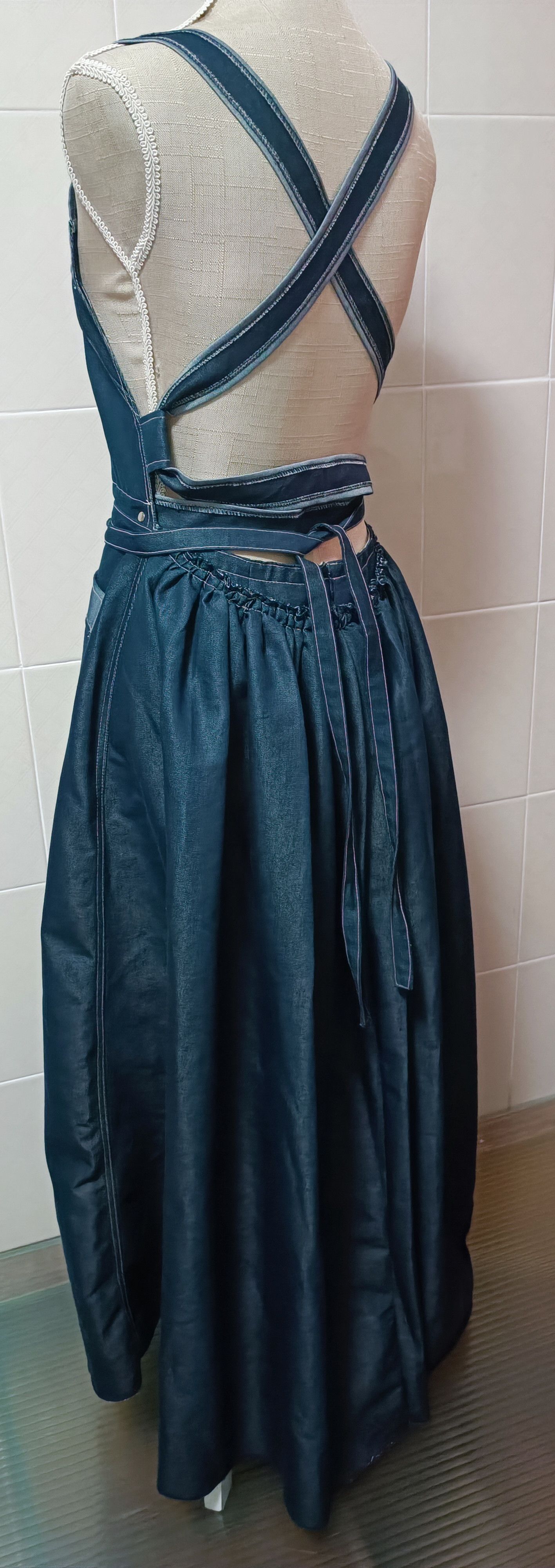 Jean Paul Gaultier 90's - Tank maxi dress Size M / US 6-8 / IT 42-44 - 15 Thumbnail