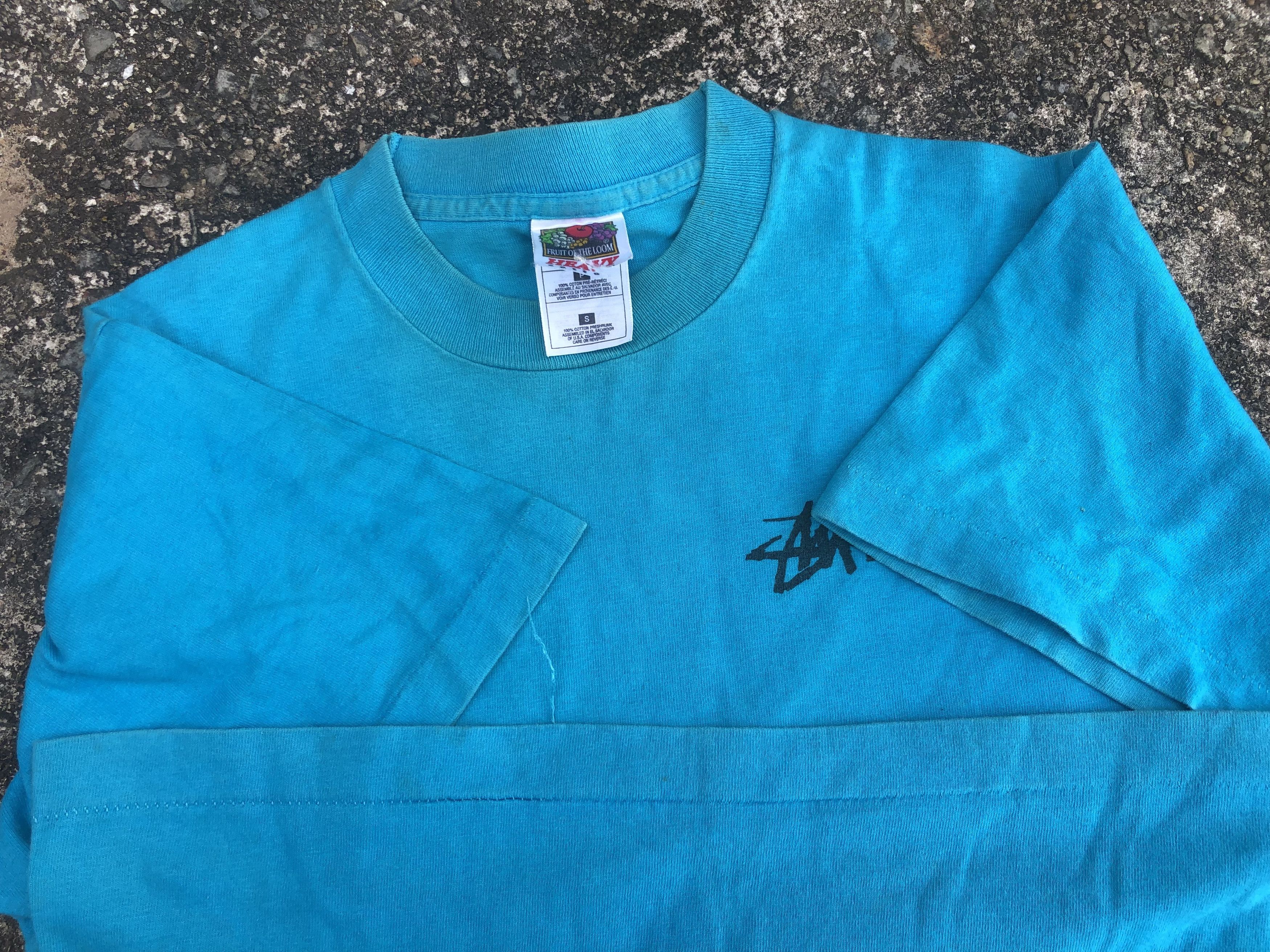 Vintage 🔥Vintage 90s STUSSY 'Knowledge is King' Streetwear T-Shirt Size US S / EU 44-46 / 1 - 7 Thumbnail