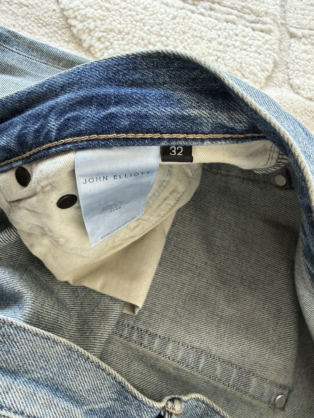 John Elliott John Elliott Blue Selvedge Daze sz 32 Size US 32 / EU 48 - 4 Thumbnail