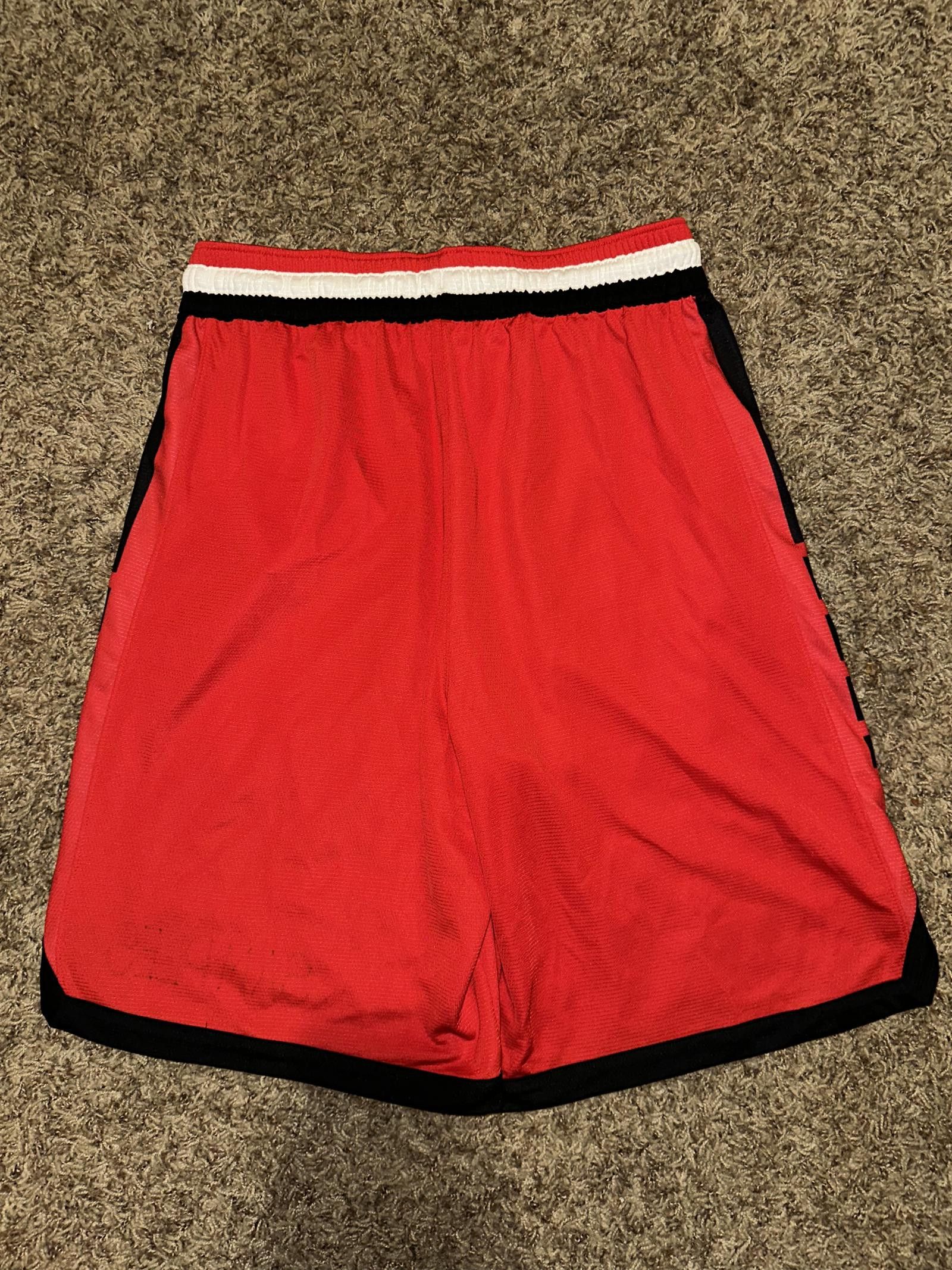Nike Nike Men's Dri-Fit Elite Red/Black Basketball Shorts Sample Size US 32 / EU 48 - 7 Thumbnail