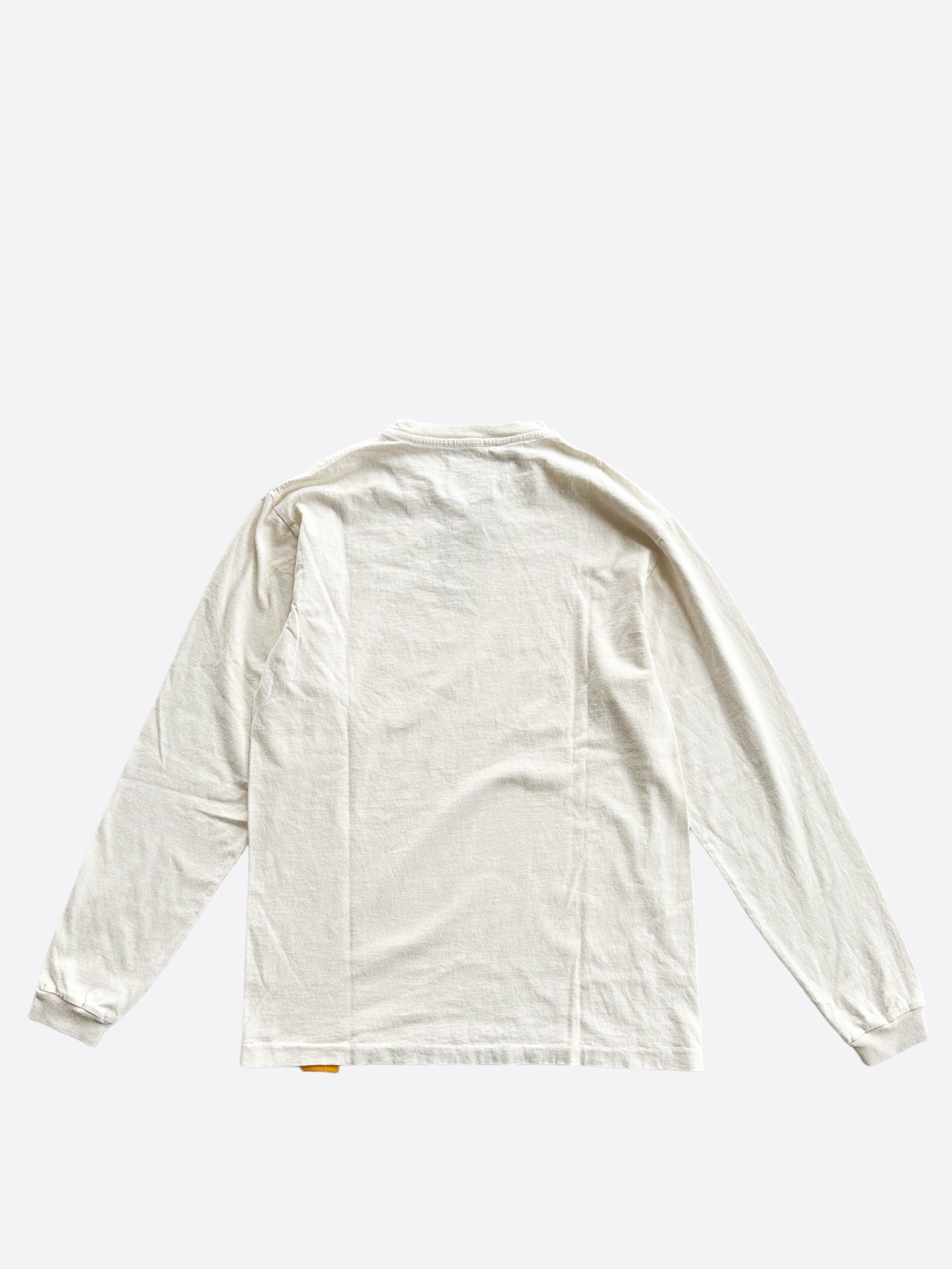 Gallery Dept. Gallery Dept Cream & Yellow Logo Longsleeve T-Shirt Size US XS / EU 42 / 0 - 2 Thumbnail