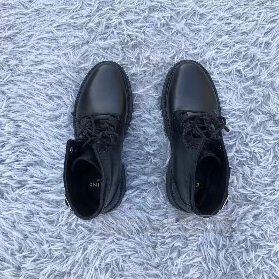 Celine Celine 22SS Leather Rivet Logo Boots. Size US 7 / EU 40 - 3 Thumbnail