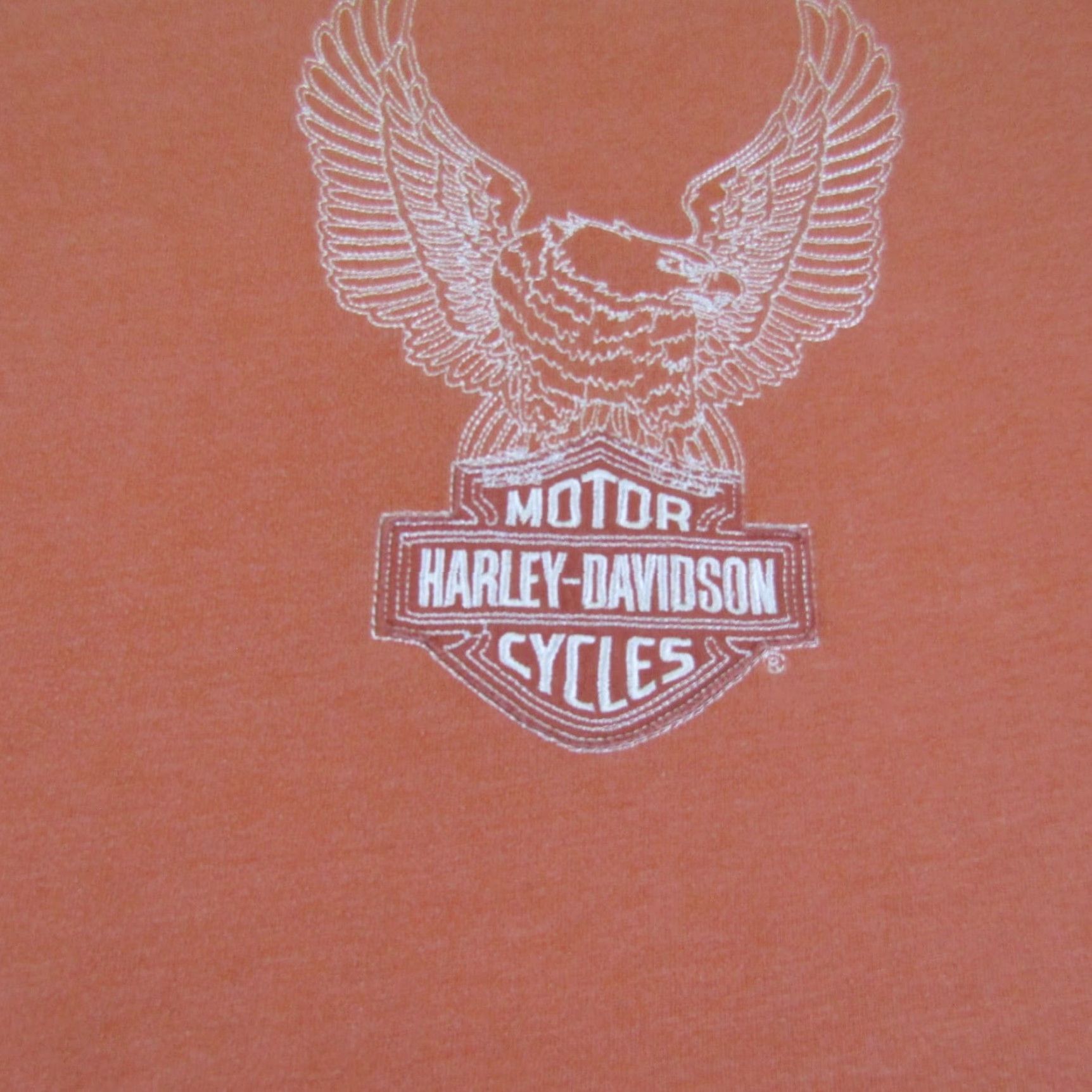 Harley Davidson Harley-Davidson Shirt XL Gray Motorcycle Biker Eagle Logo Mens T-Shirt Short Sleeve Crew Neck Cotton Polyester NM Barnetts Las Cruces NM ^ Size US XL / EU 56 / 4 - 2 Thumbnail