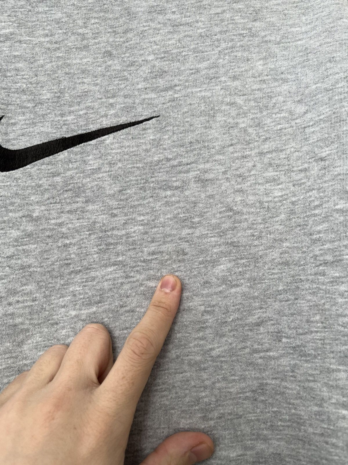 Nike Vintage Nike Big Swoosh Sweatshirt 90s Size US M / EU 48-50 / 2 - 15 Thumbnail