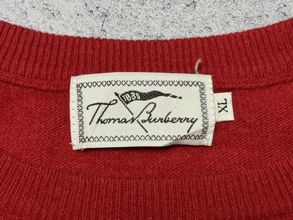Burberry Vintage Thomas Burberry Wool Sweater Size US L / EU 52-54 / 3 - 8 Thumbnail