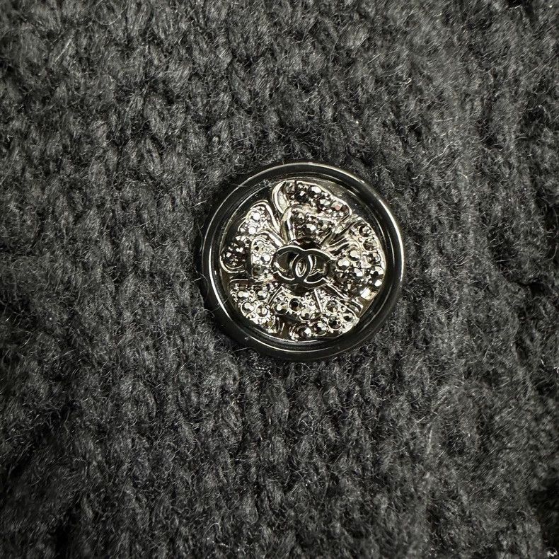 Chanel Chanel Black knitted hollow coat Size XXS / US 00 / IT 34 - 7 Thumbnail