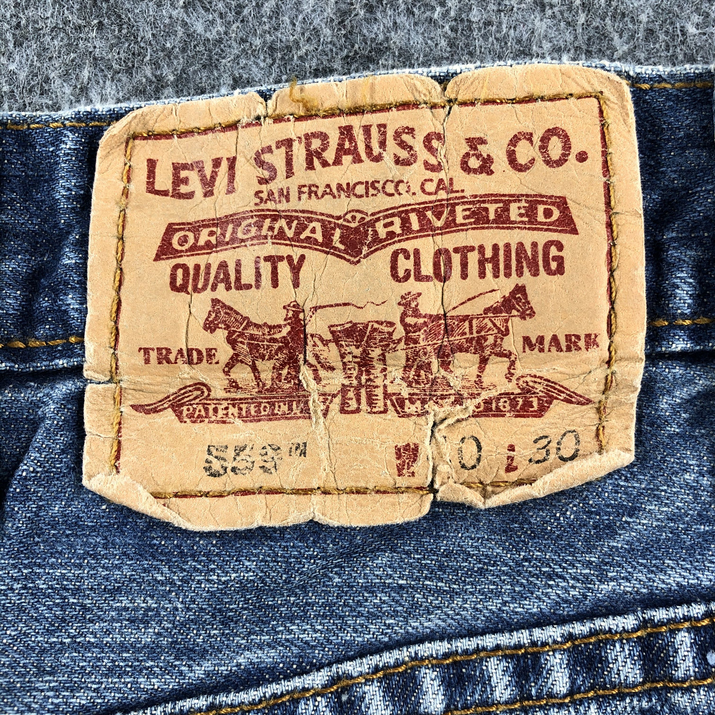 Levi's Vintage Blue Wash Levis 559 Jeans-J2677 Size US 39 - 5 Thumbnail