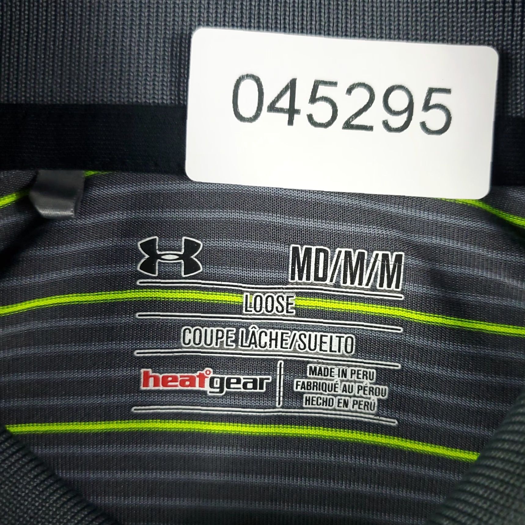 Under Armour Under Armour Polo Shirt Mens M Gray Striped Short Sleeve Casual Polo Shirt Mens Gray Striped Short Sleeve Under Armour HeatGear Polo Size US M / EU 48-50 / 2 - 6 Thumbnail