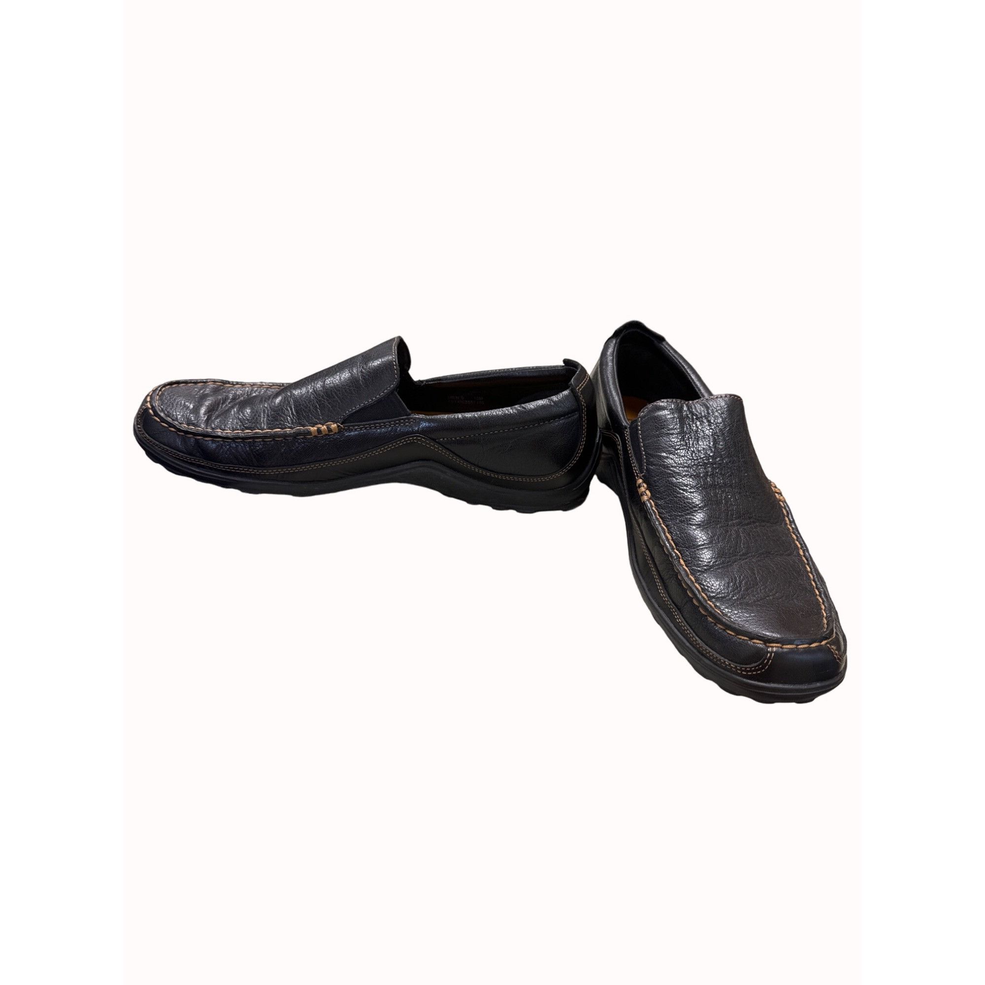 Cole Haan Cole Haan men’s dark brown leather slip on loafer shoes size Size US 10 / EU 43 - 3 Thumbnail