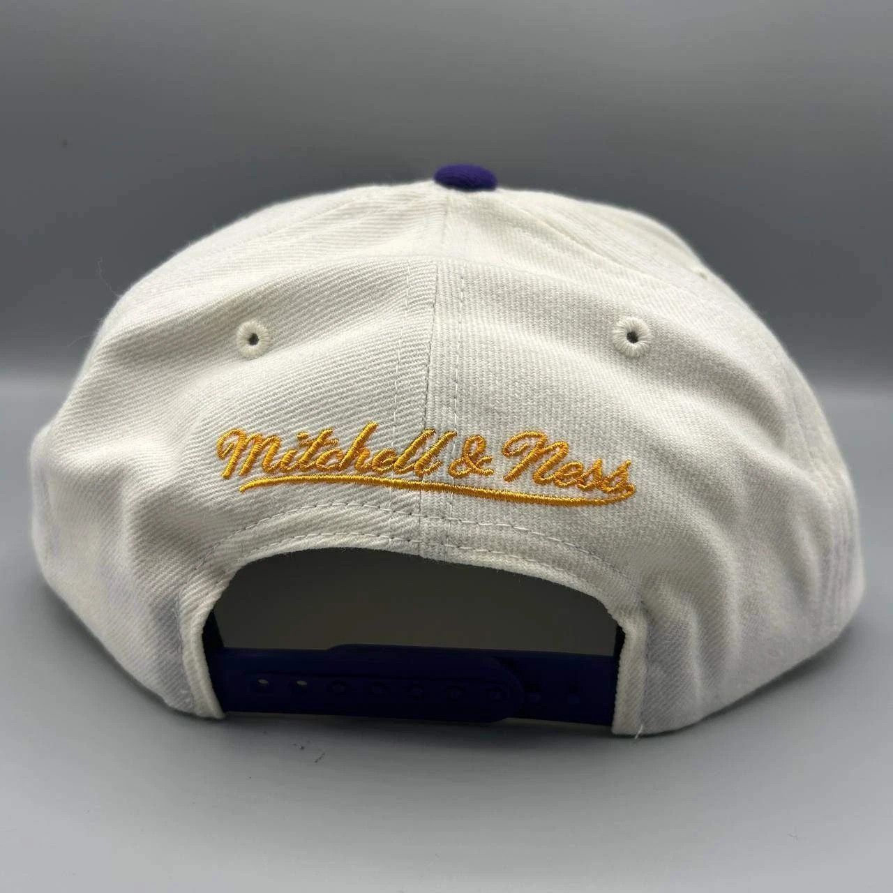 Mitchell & Ness Houston Rockets Hat Men White Black Embroidered Snap Back Size ONE SIZE - 4 Thumbnail