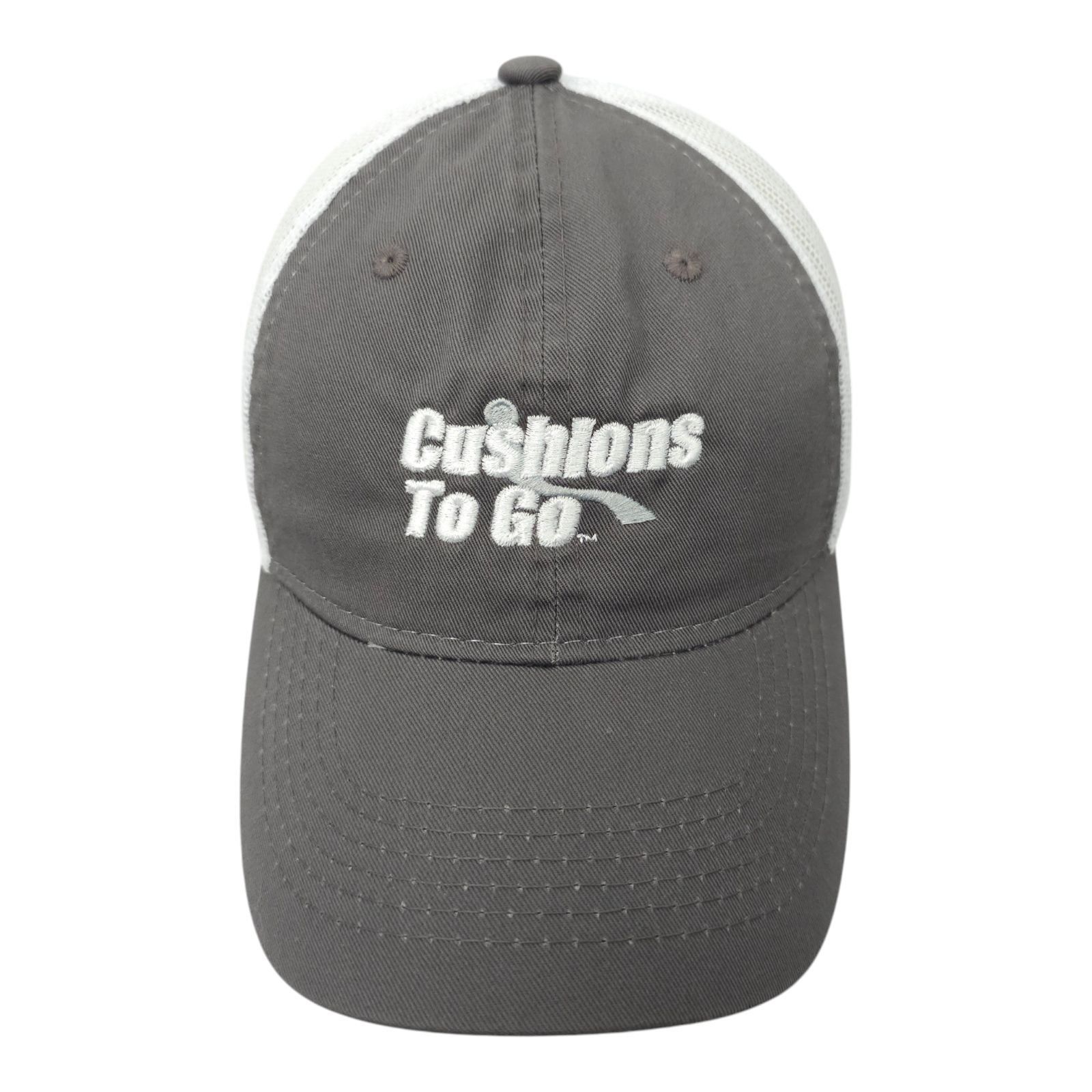 Other Cushions To Go Mesh Strapback Cap Embroidered Logo Trucker Size ONE SIZE - 1 Thumbnail