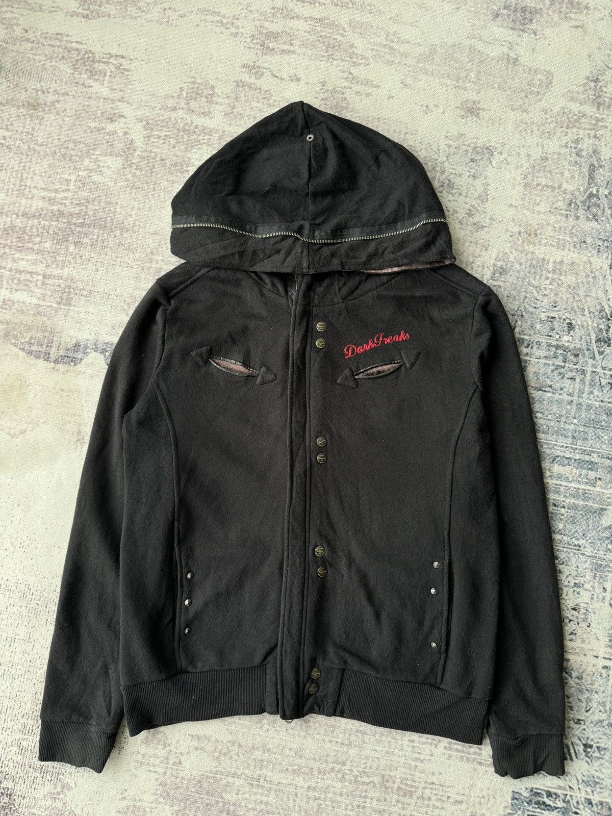 Japanese Brand In The Dark Punk Riot Poem Bono Jacket Hoodies Size US L / EU 52-54 / 3 - 2 Thumbnail