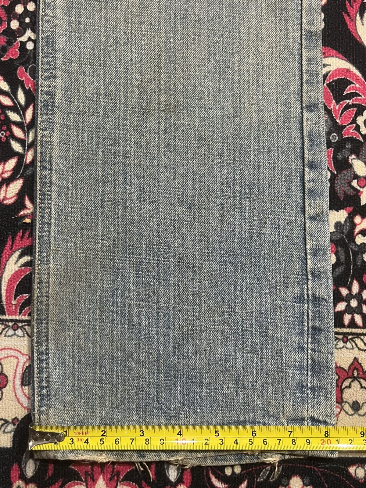 Karakuri Tamashii ⚡️Distressed⚡️Vintage Japanese Fish Koi Embroidery Mud Jeans Size US 34 / EU 50 - 15 Thumbnail