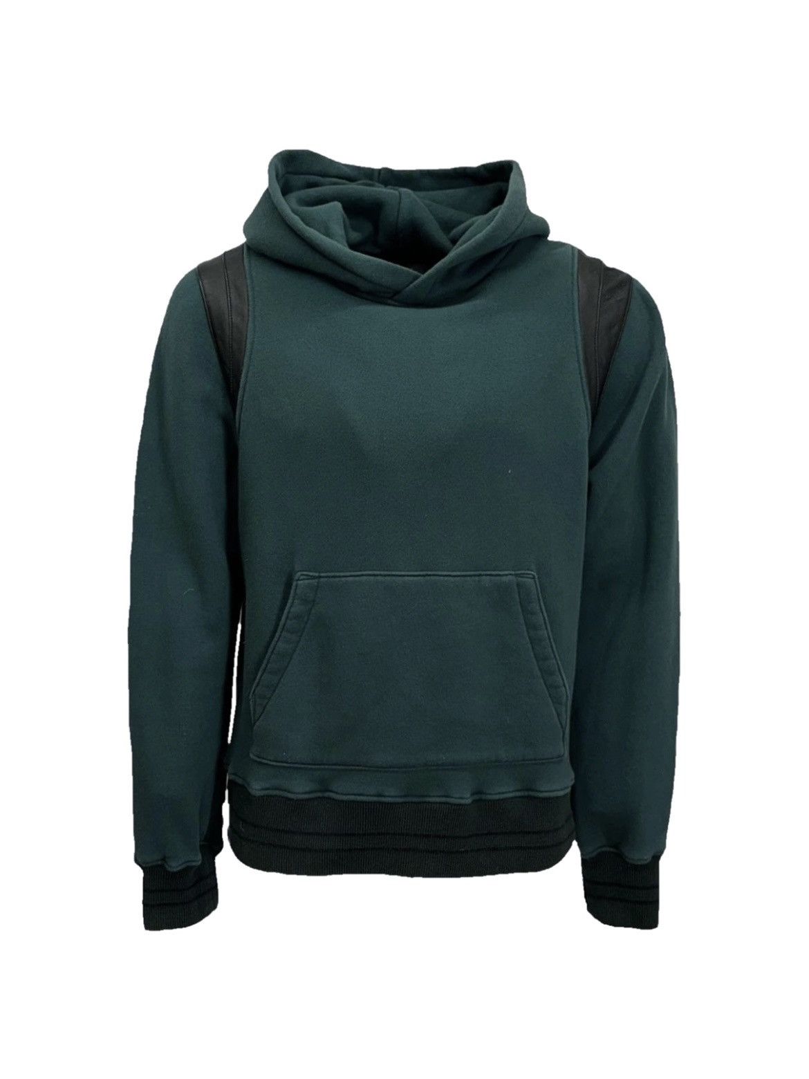 Amiri Amiri sweatshirt with hood and leather inserts, XS. Size US XS / EU 42 / 0 - 1 Thumbnail